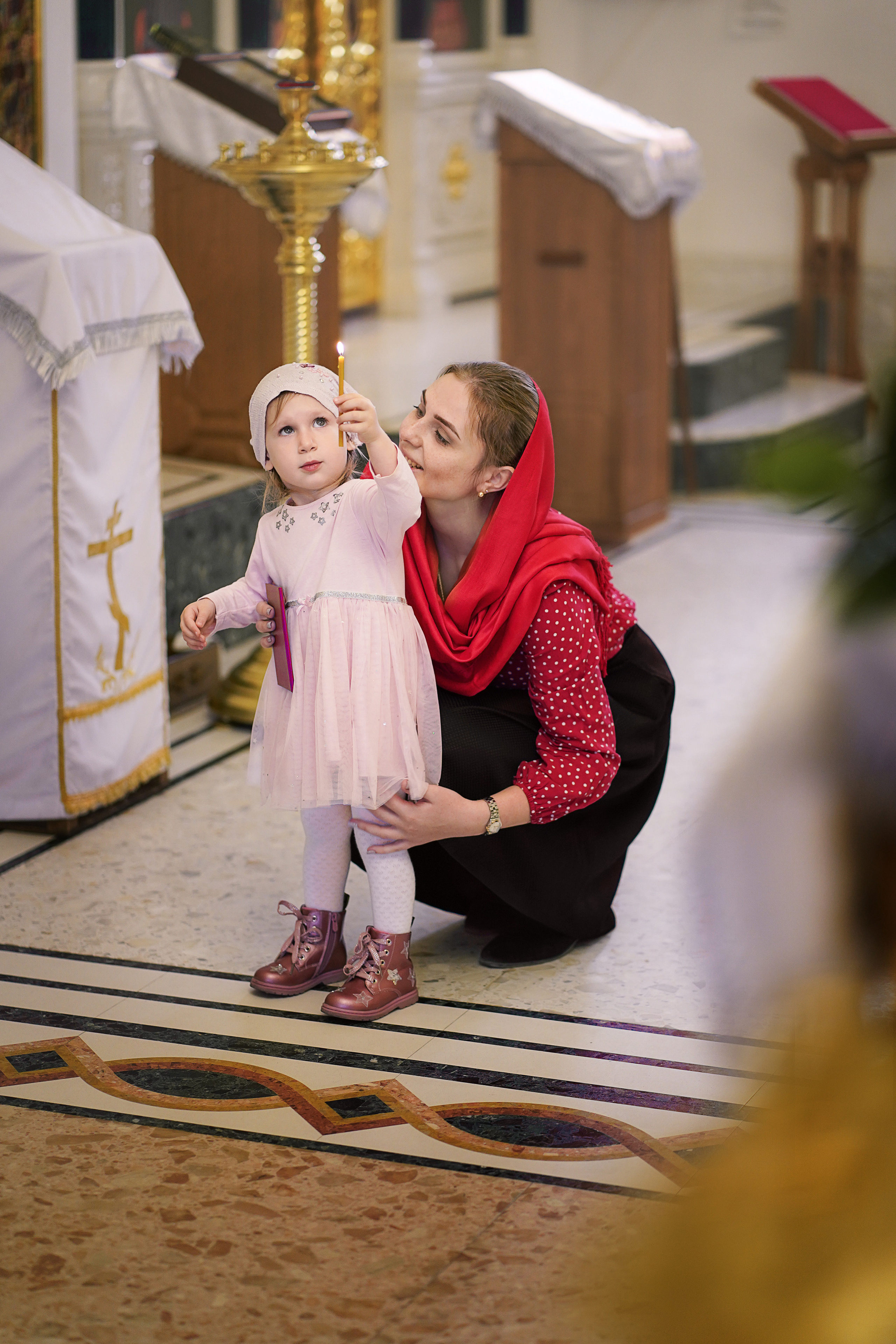 Крещение Павла. Семейный и детский фотограф в Краснодаре