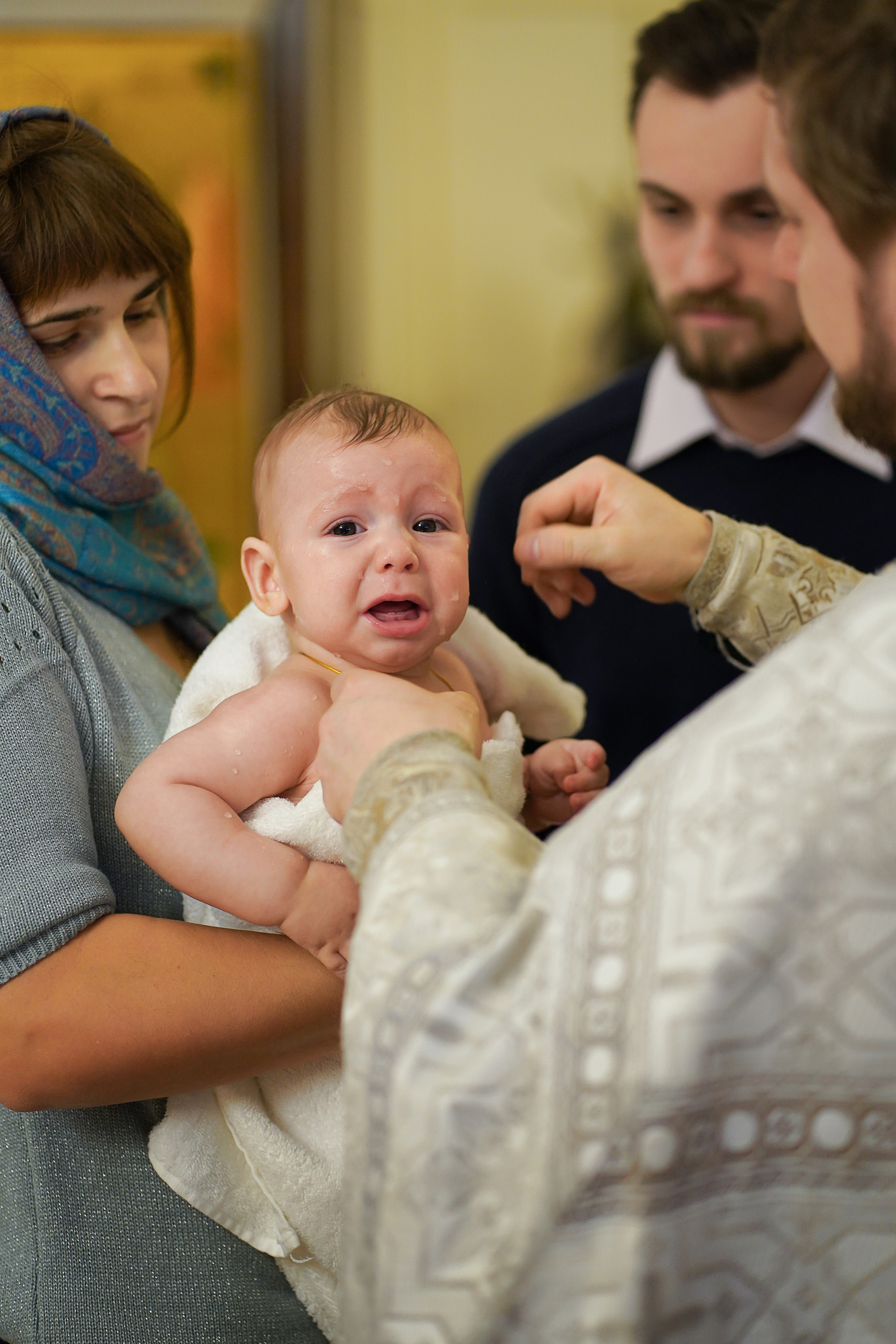 Крещение Павла. Семейный и детский фотограф в Краснодаре