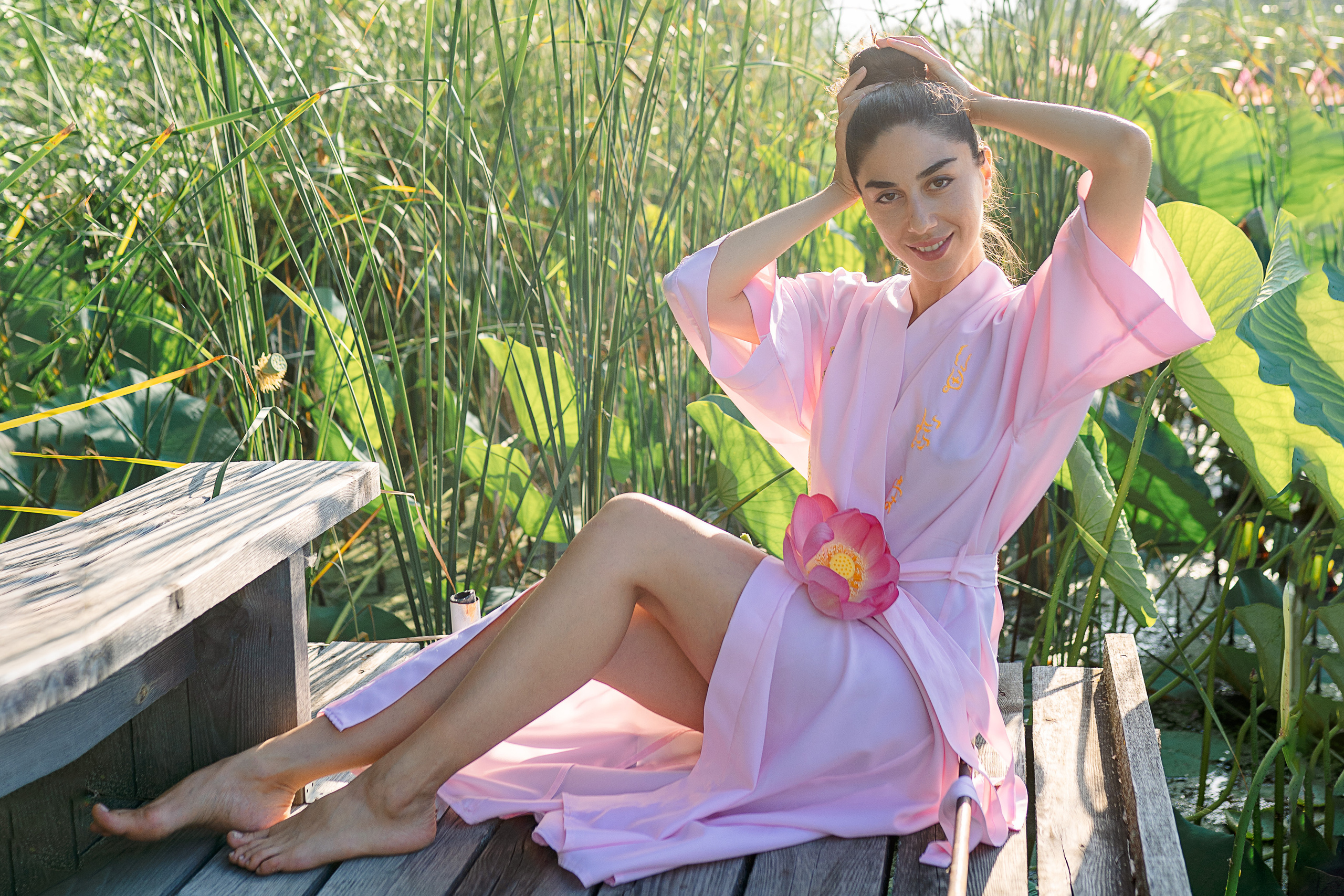 Поездка в лотосы. Семейный и детский фотограф в Краснодаре