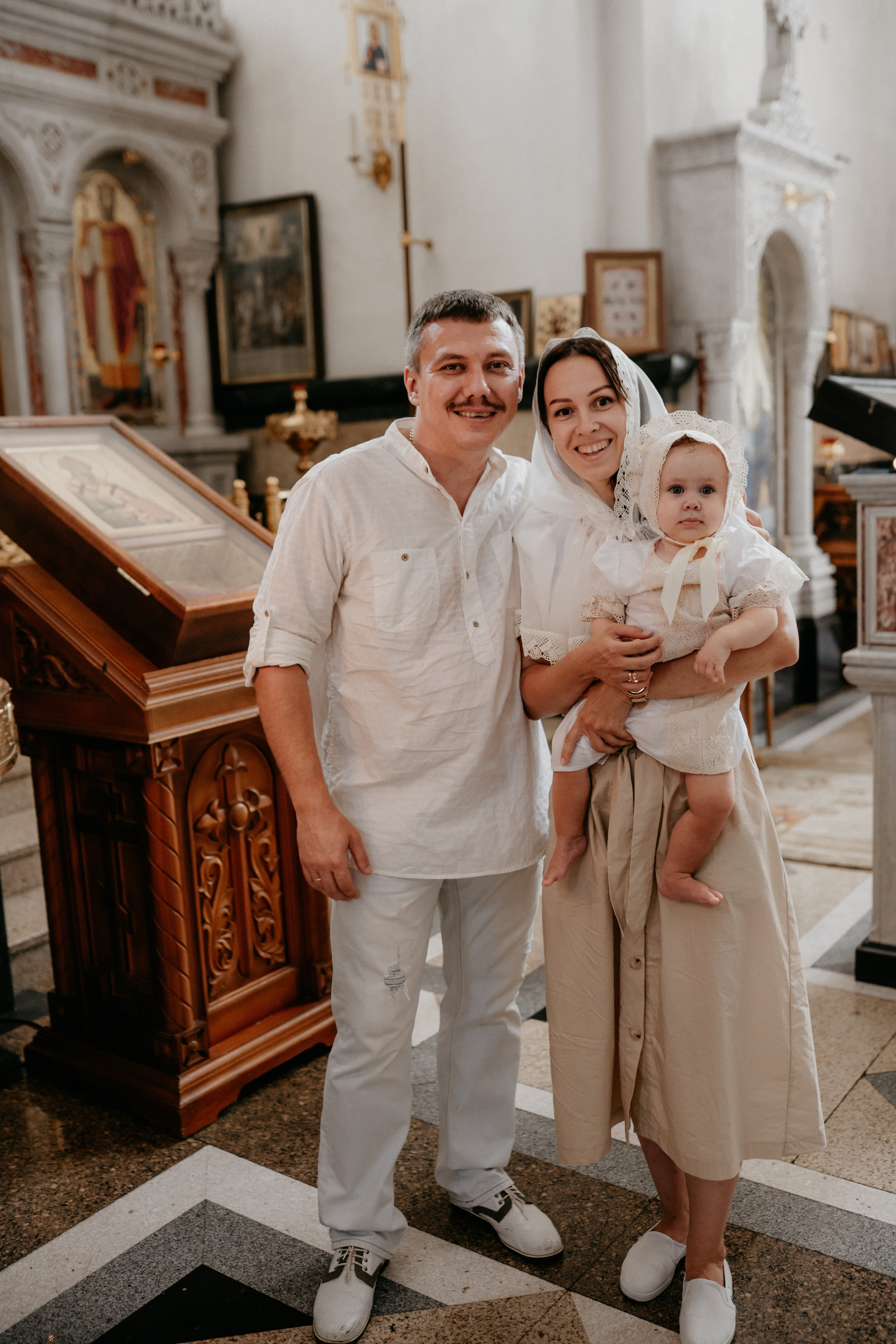 Крещение Стеши. Семейный и детский фотограф в Краснодаре