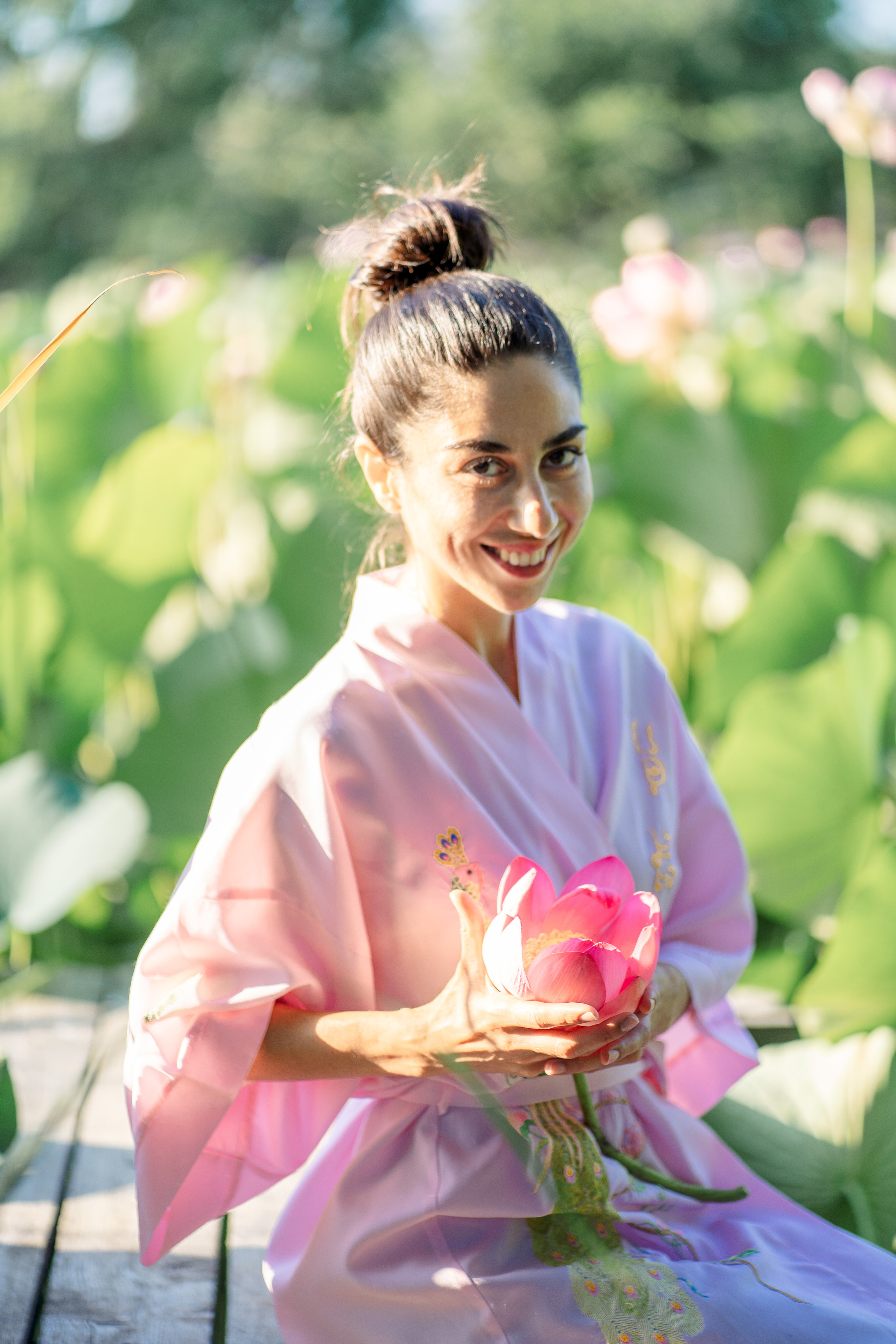 Поездка в лотосы. Семейный и детский фотограф в Краснодаре