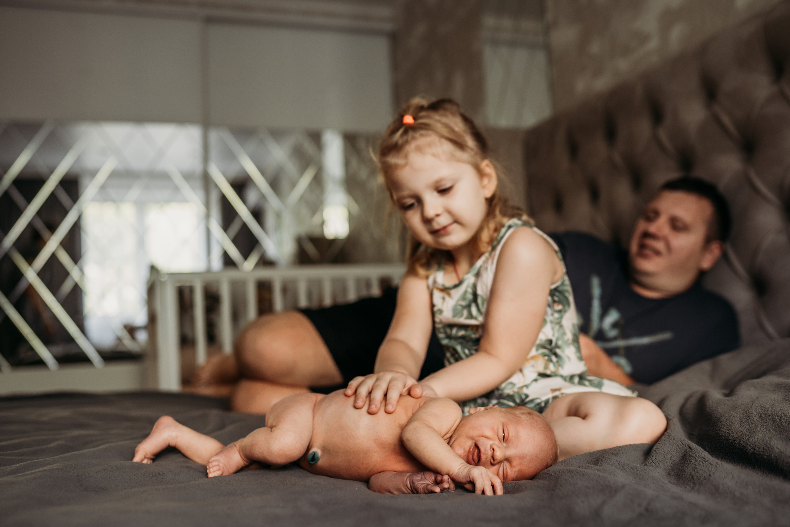 Новый человек в семье Оли. Семейный и детский фотограф в Краснодаре
