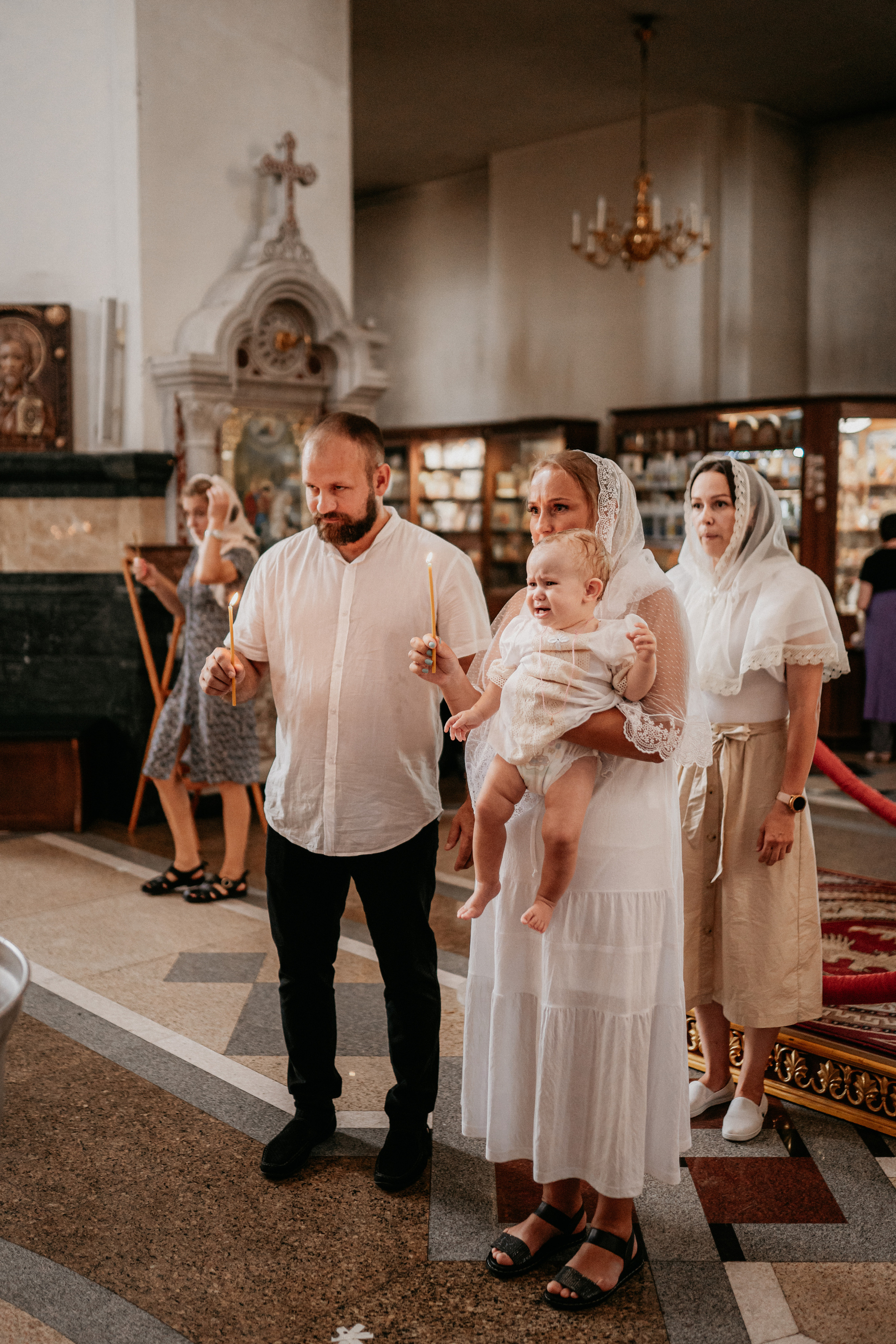 Крещение Стеши. Семейный и детский фотограф в Краснодаре