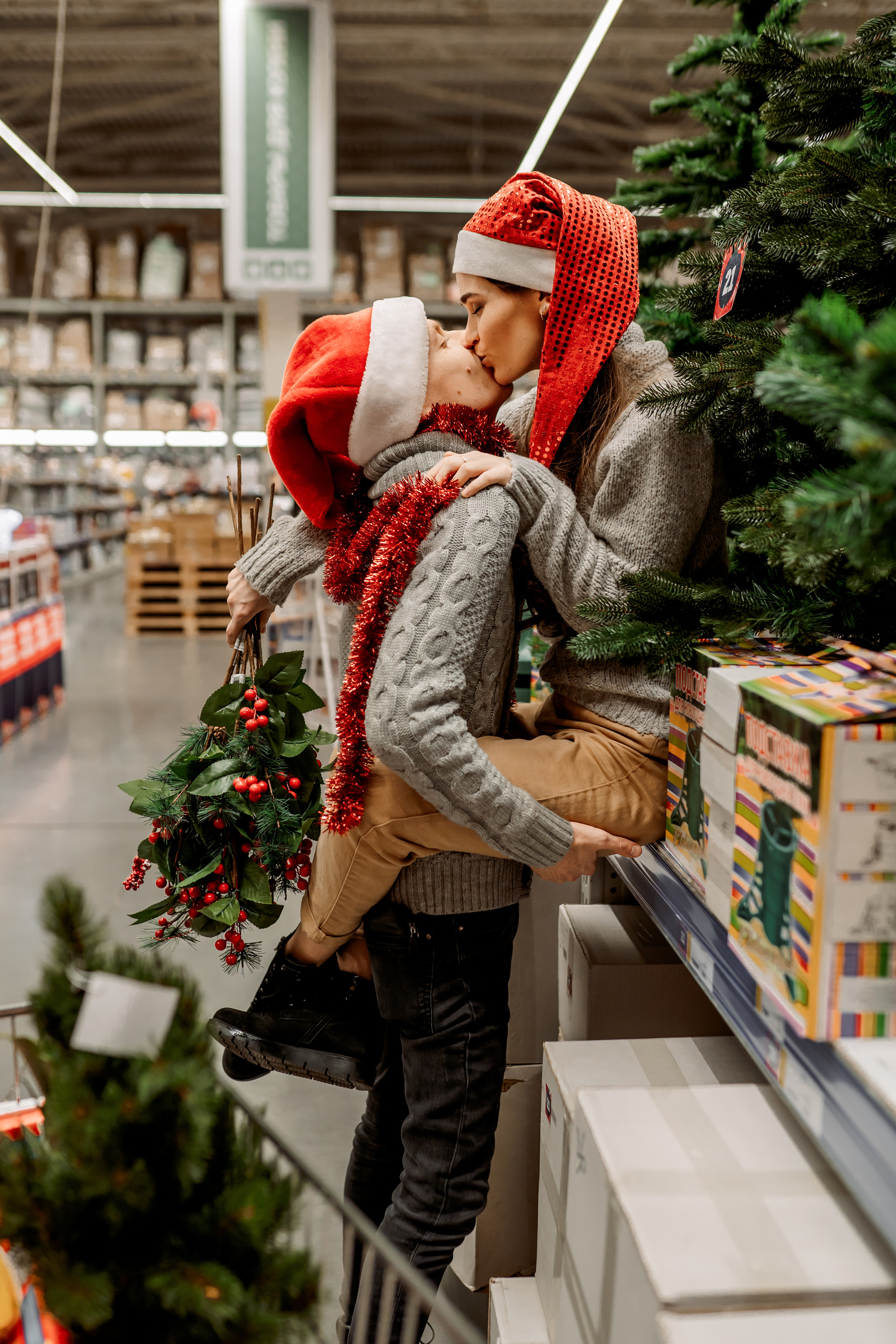 Веселье в супермаркете. Семейный и детский фотограф в Краснодаре