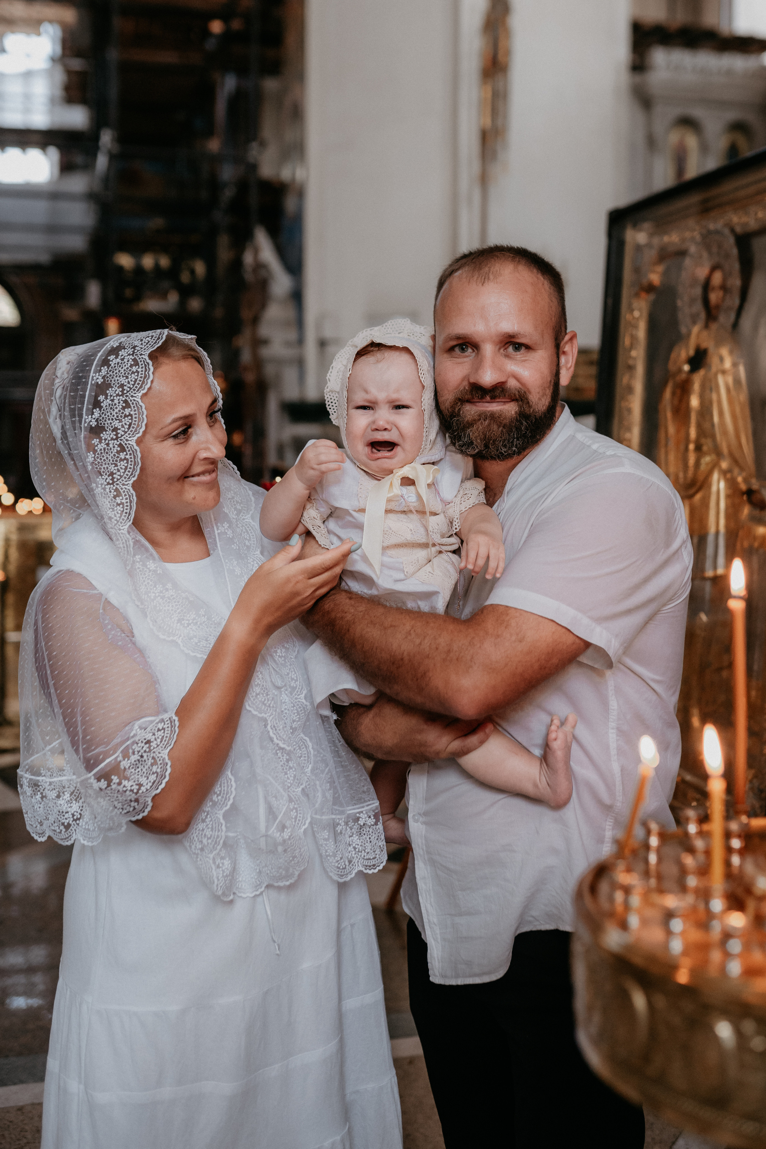 Крещение Стеши. Семейный и детский фотограф в Краснодаре