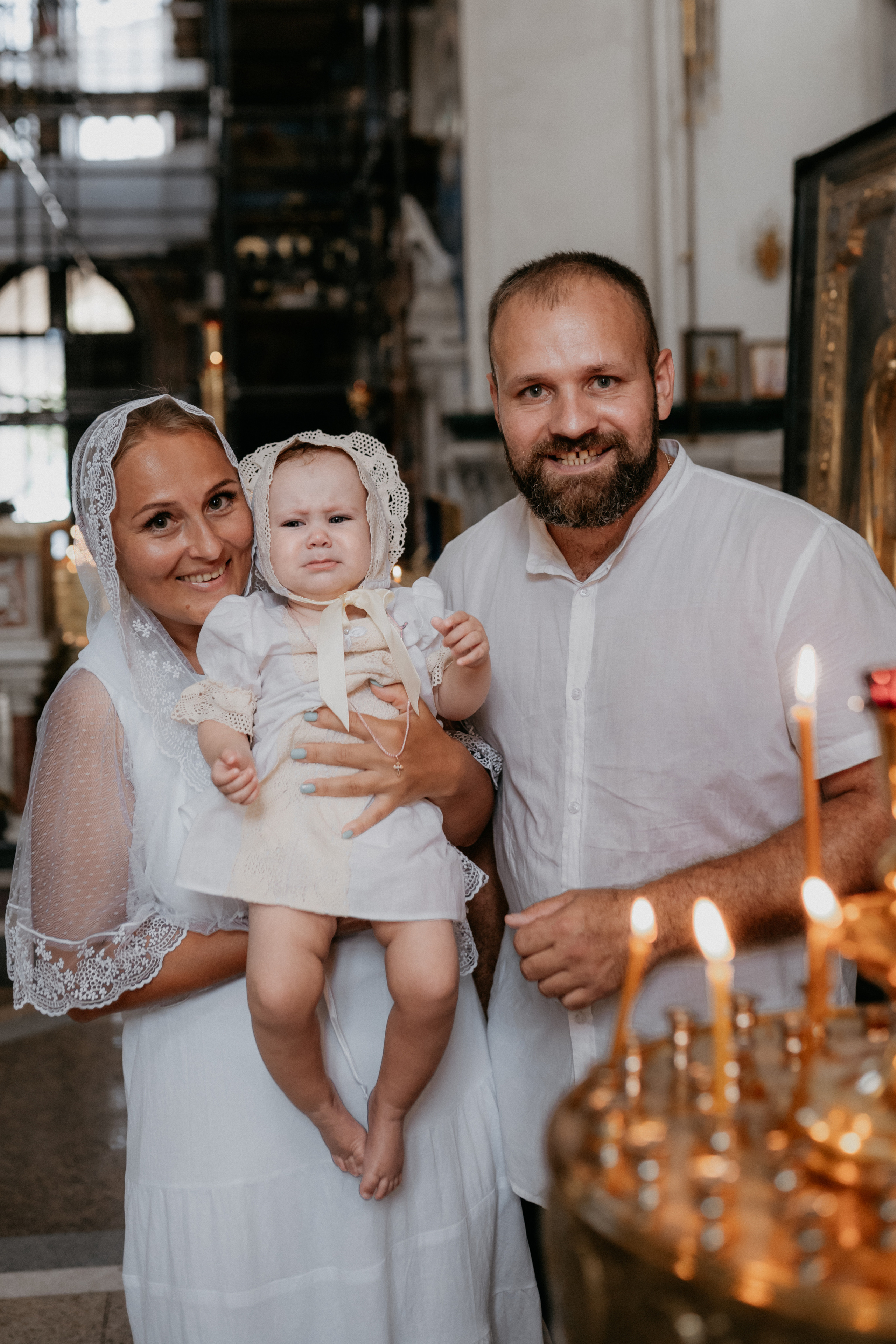 Крещение Стеши. Семейный и детский фотограф в Краснодаре