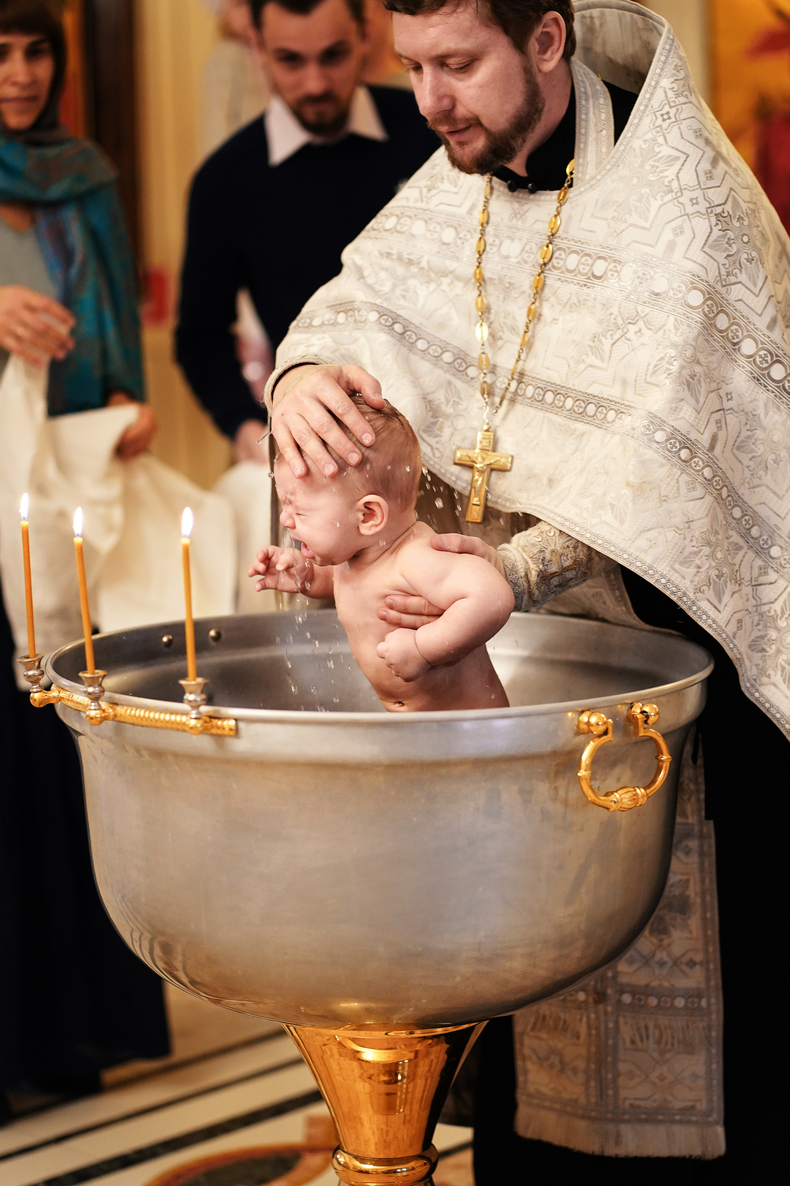 Крещение Павла. Семейный и детский фотограф в Краснодаре