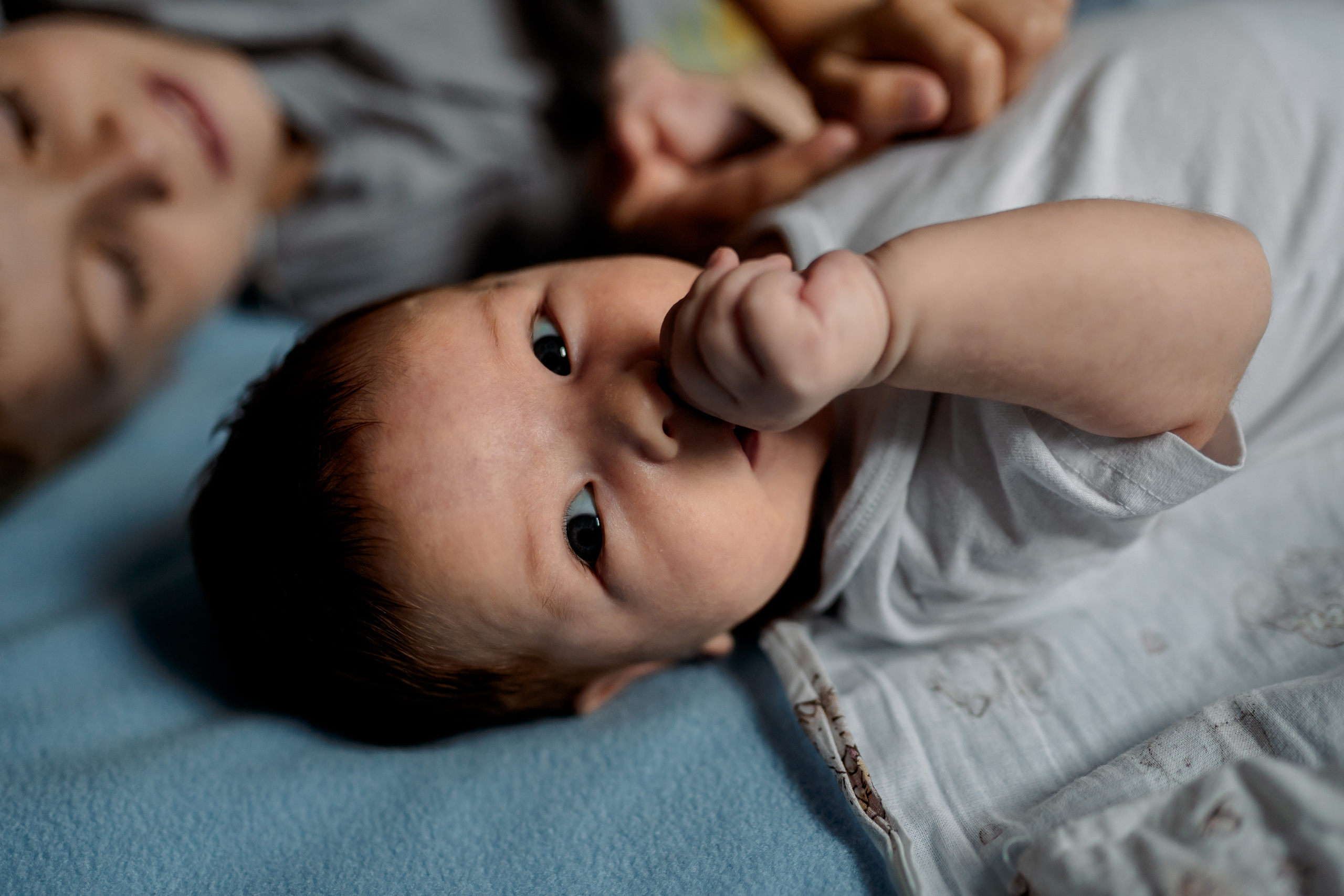 Новый человечек в семье Эли и Ираклия. Семейный и детский фотограф в Краснодаре