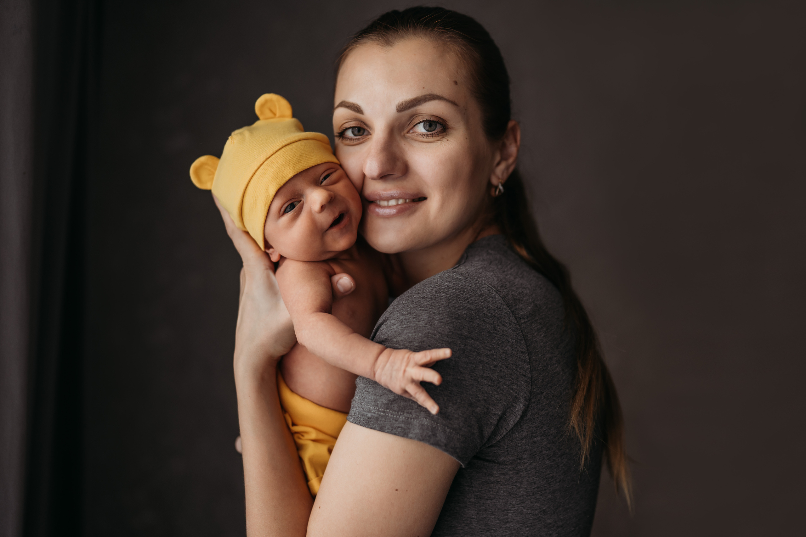 Новый человек в семье Оли. Семейный и детский фотограф в Краснодаре