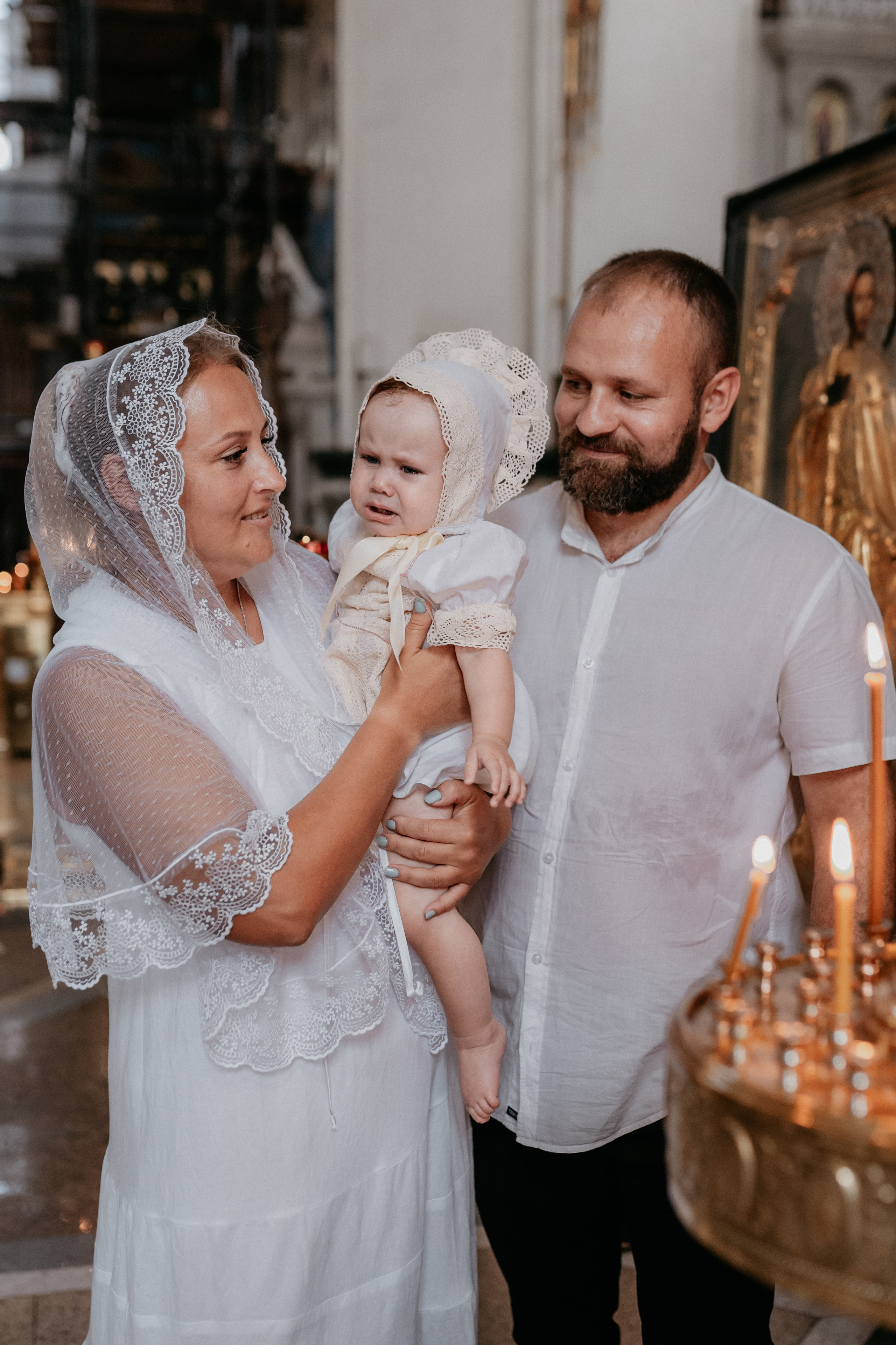 Крещение Стеши. Семейный и детский фотограф в Краснодаре