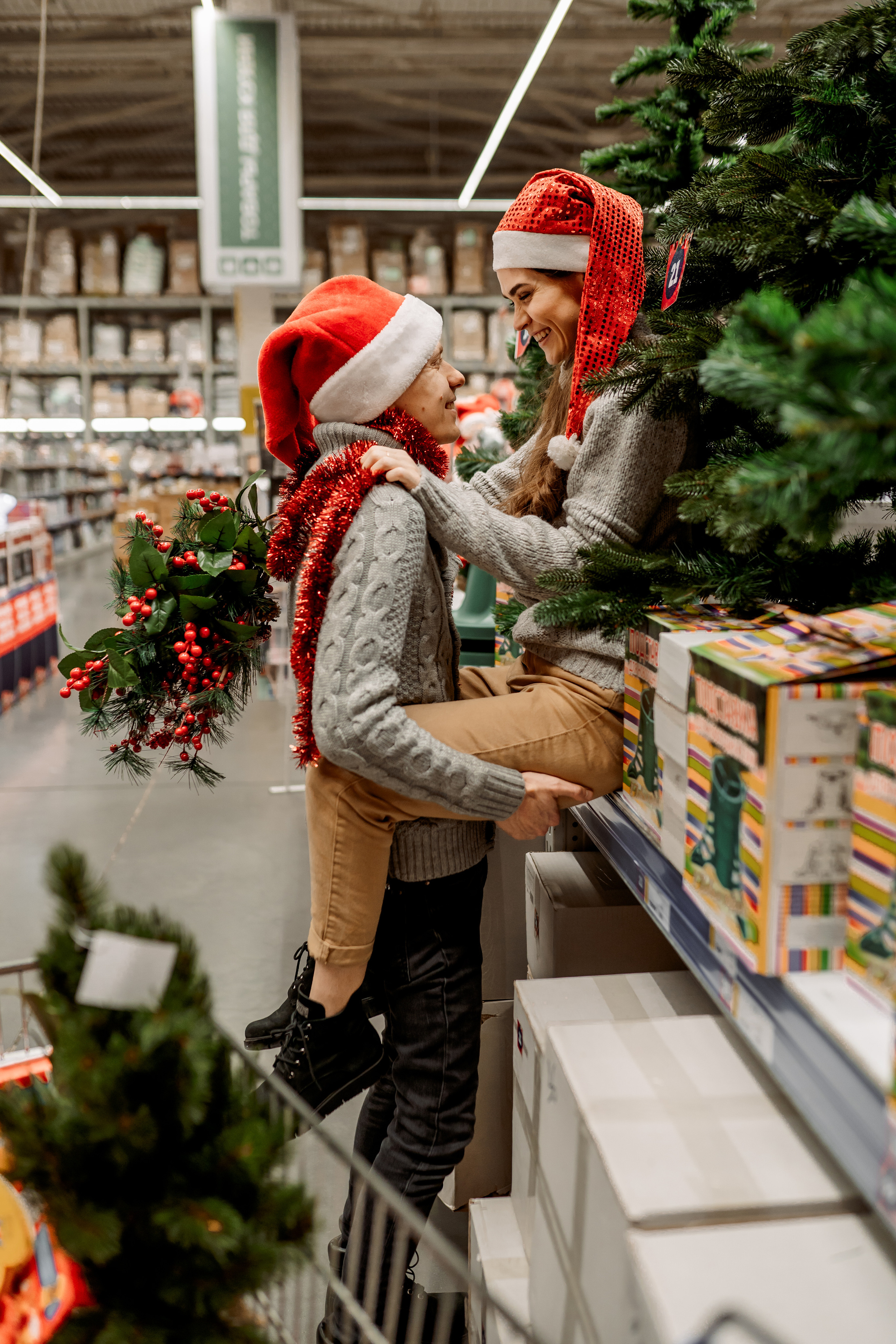 Веселье в супермаркете. Семейный и детский фотограф в Краснодаре