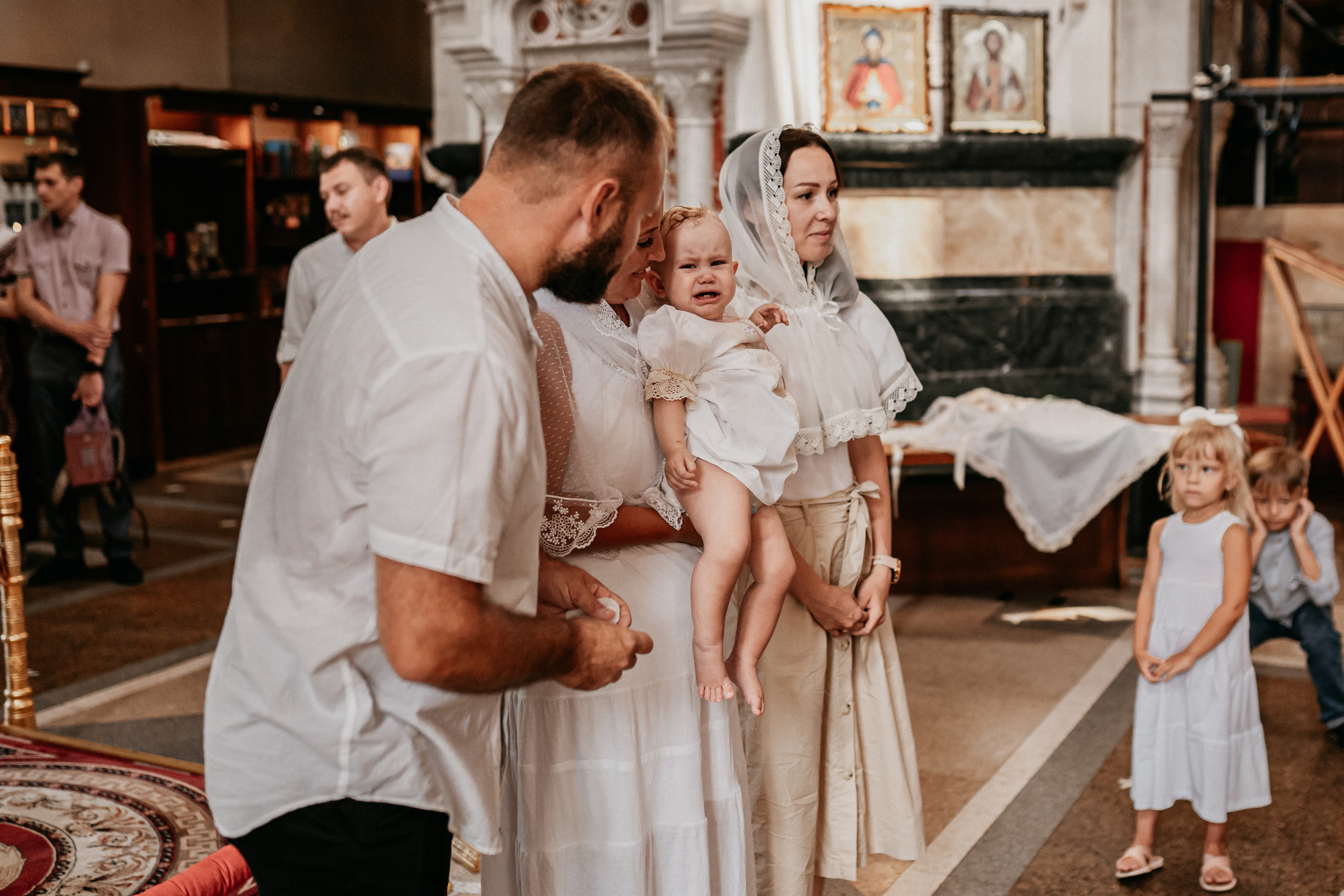 Крещение Стеши. Семейный и детский фотограф в Краснодаре
