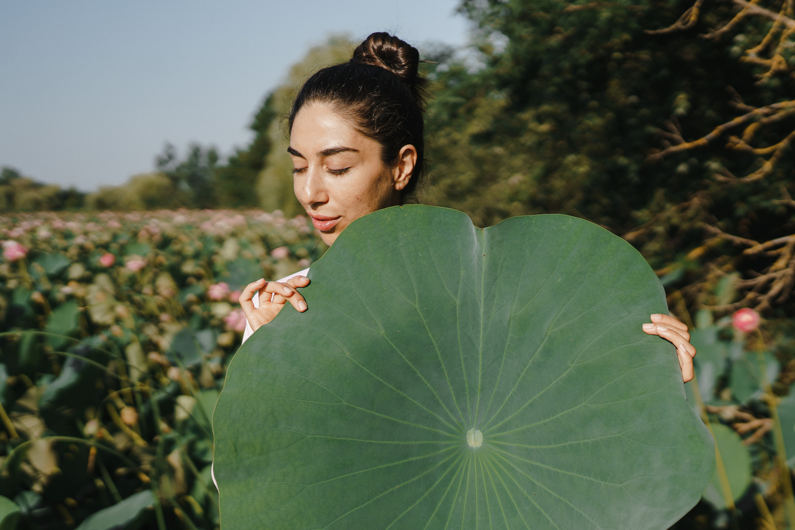 Поездка в лотосы. Семейный и детский фотограф в Краснодаре