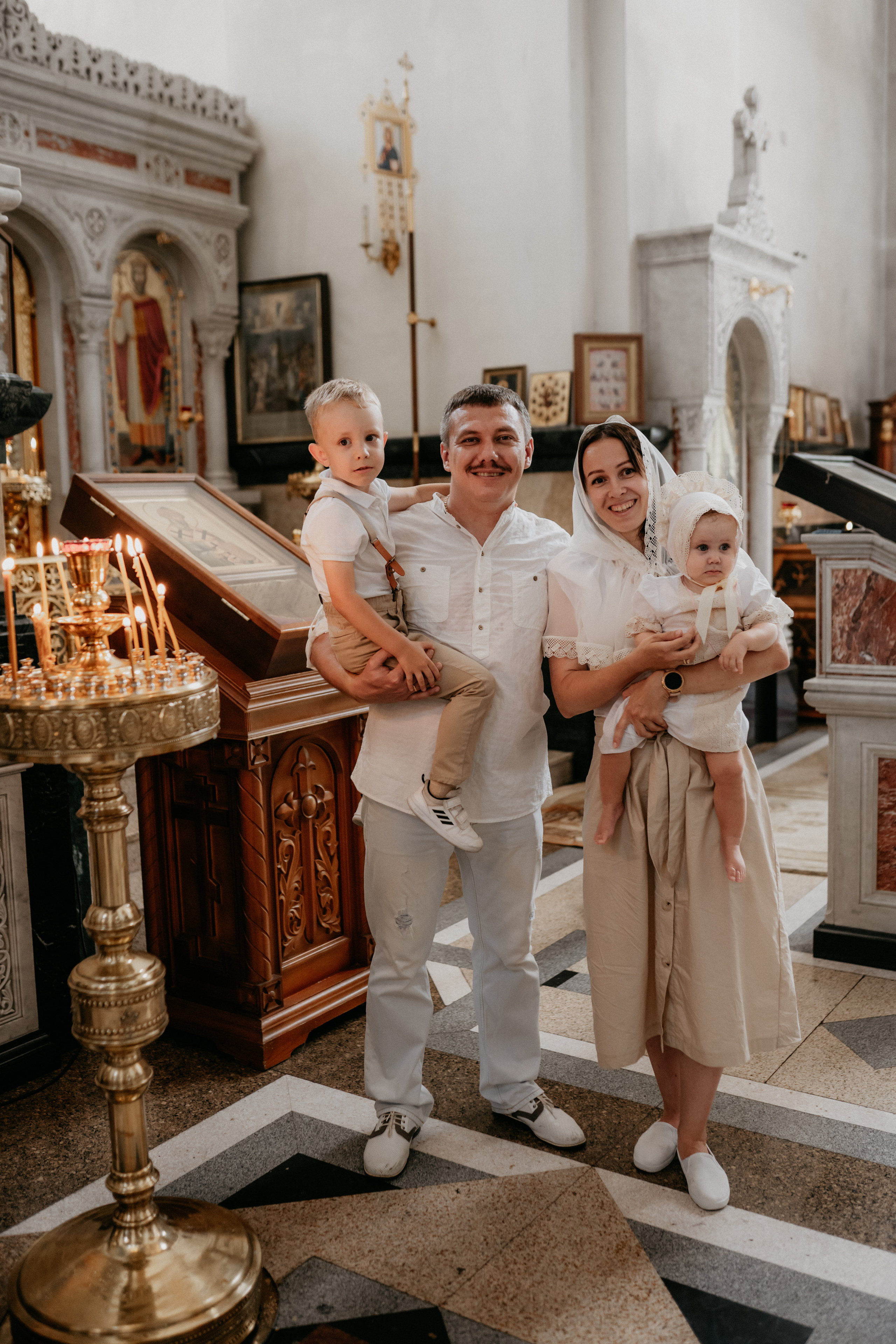 Крещение Стеши. Семейный и детский фотограф в Краснодаре