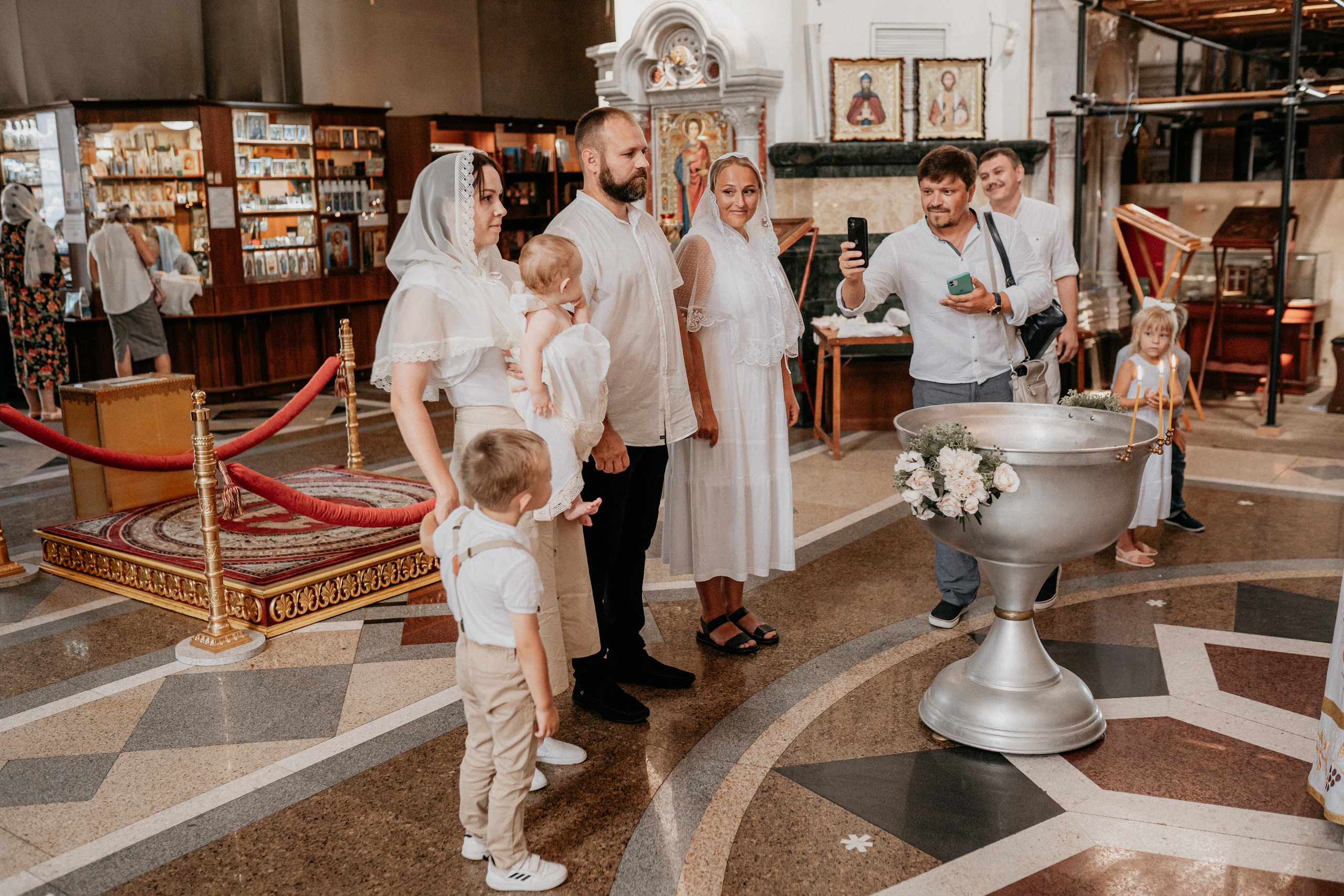 Крещение Стеши. Семейный и детский фотограф в Краснодаре