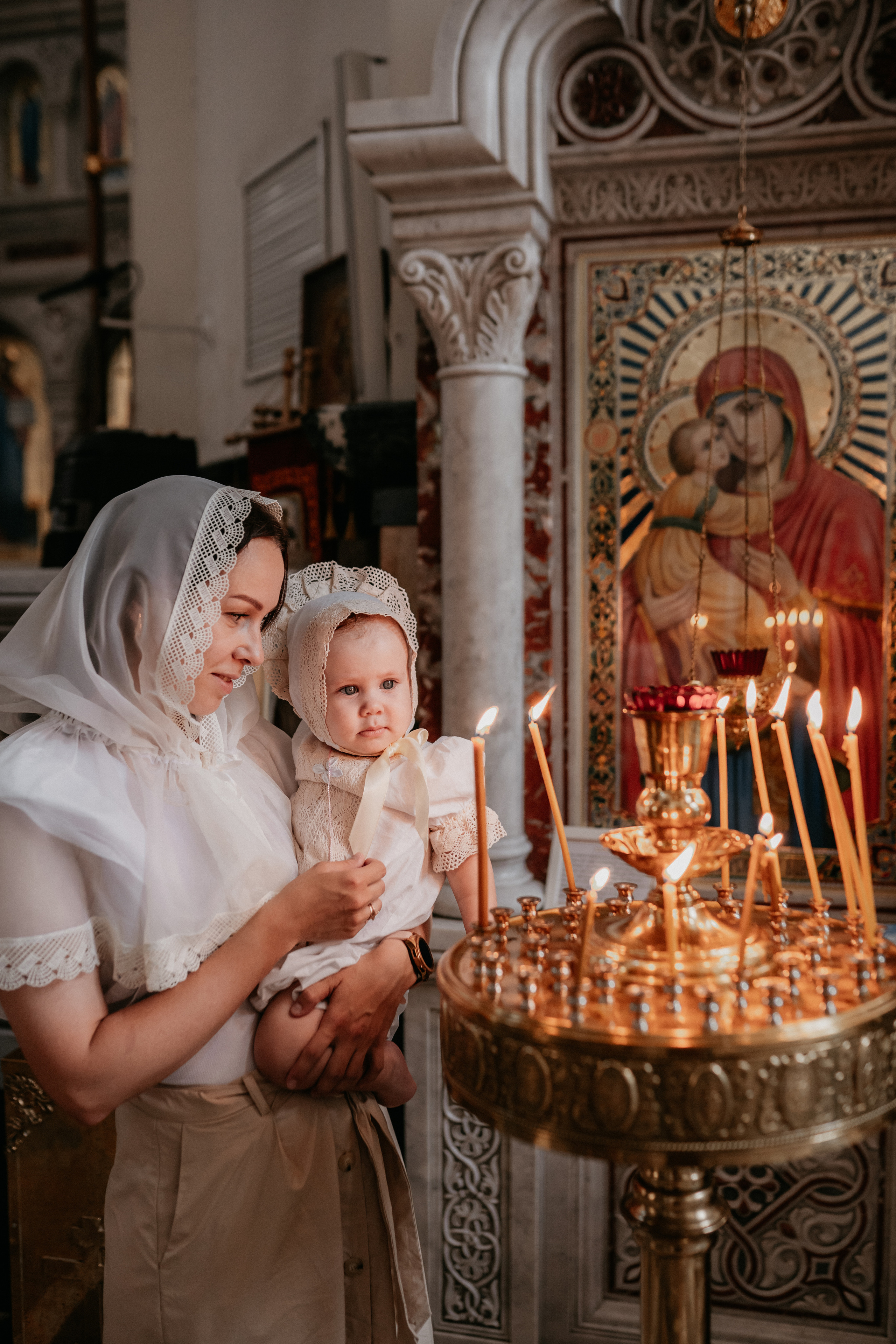 Крещение Стеши. Семейный и детский фотограф в Краснодаре