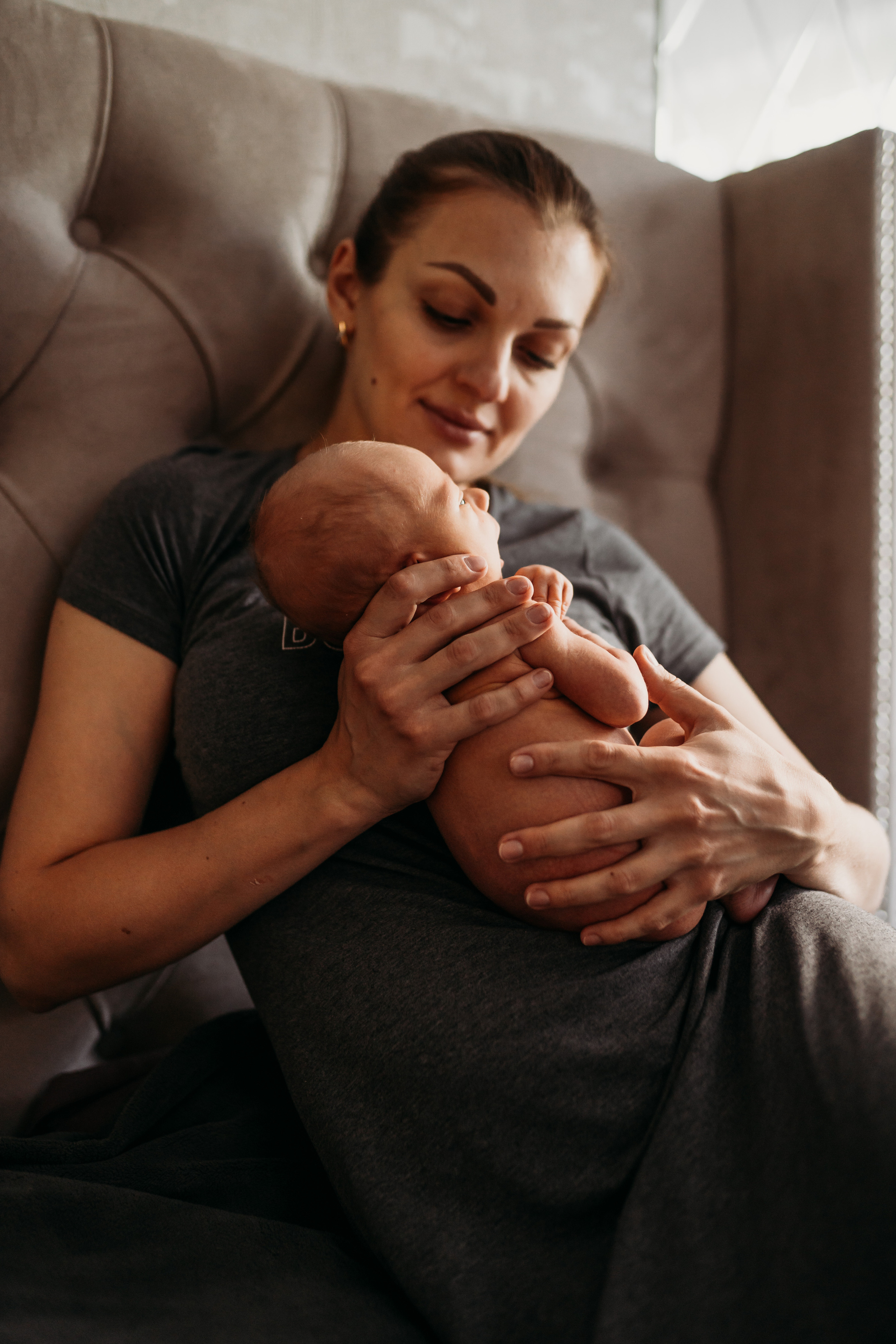 Новый человек в семье Оли. Семейный и детский фотограф в Краснодаре