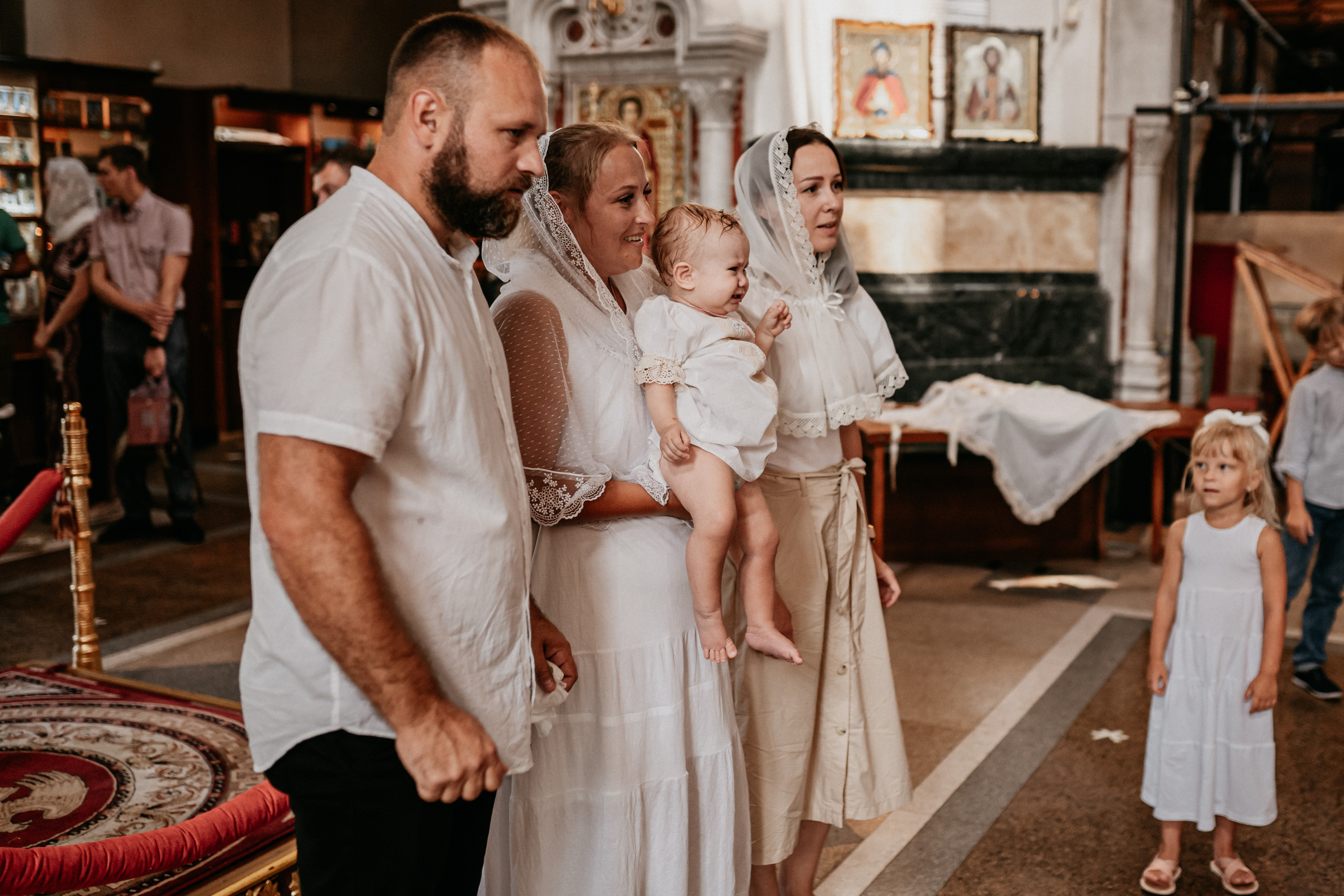 Крещение Стеши. Семейный и детский фотограф в Краснодаре