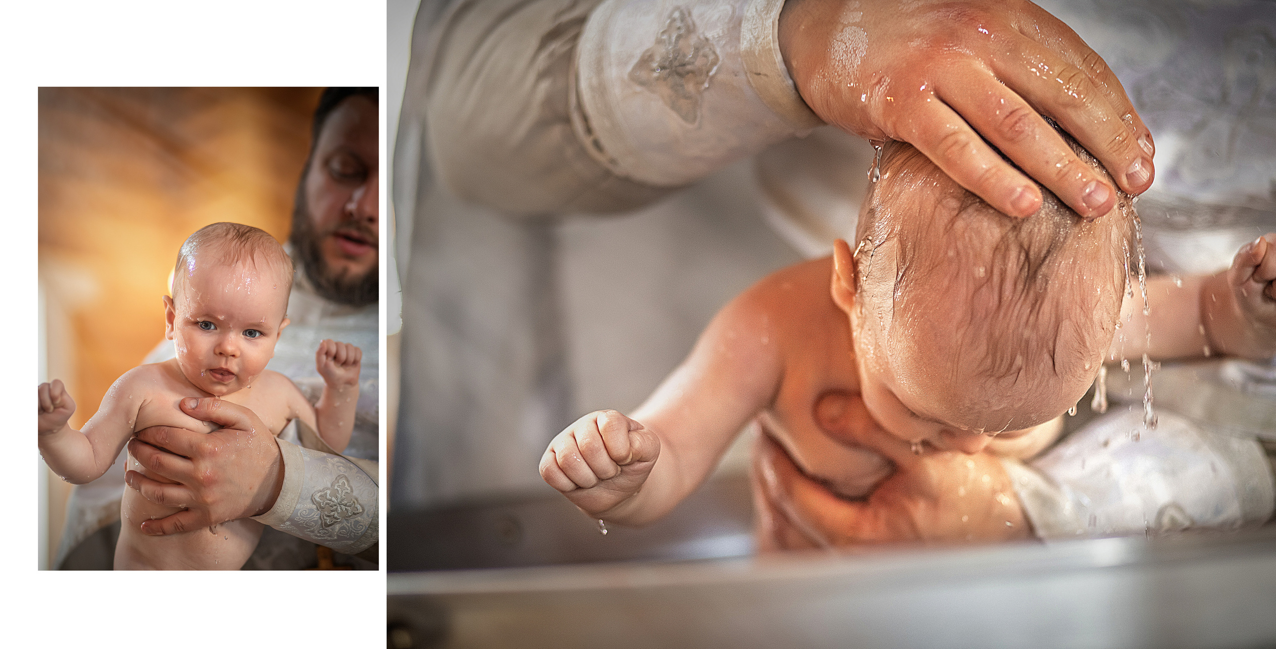 Фотокнига Крещение в Церкви Сергия Радонежского и мученика Валентина. Детский и семейный фотограф в Москве Вера Орлова