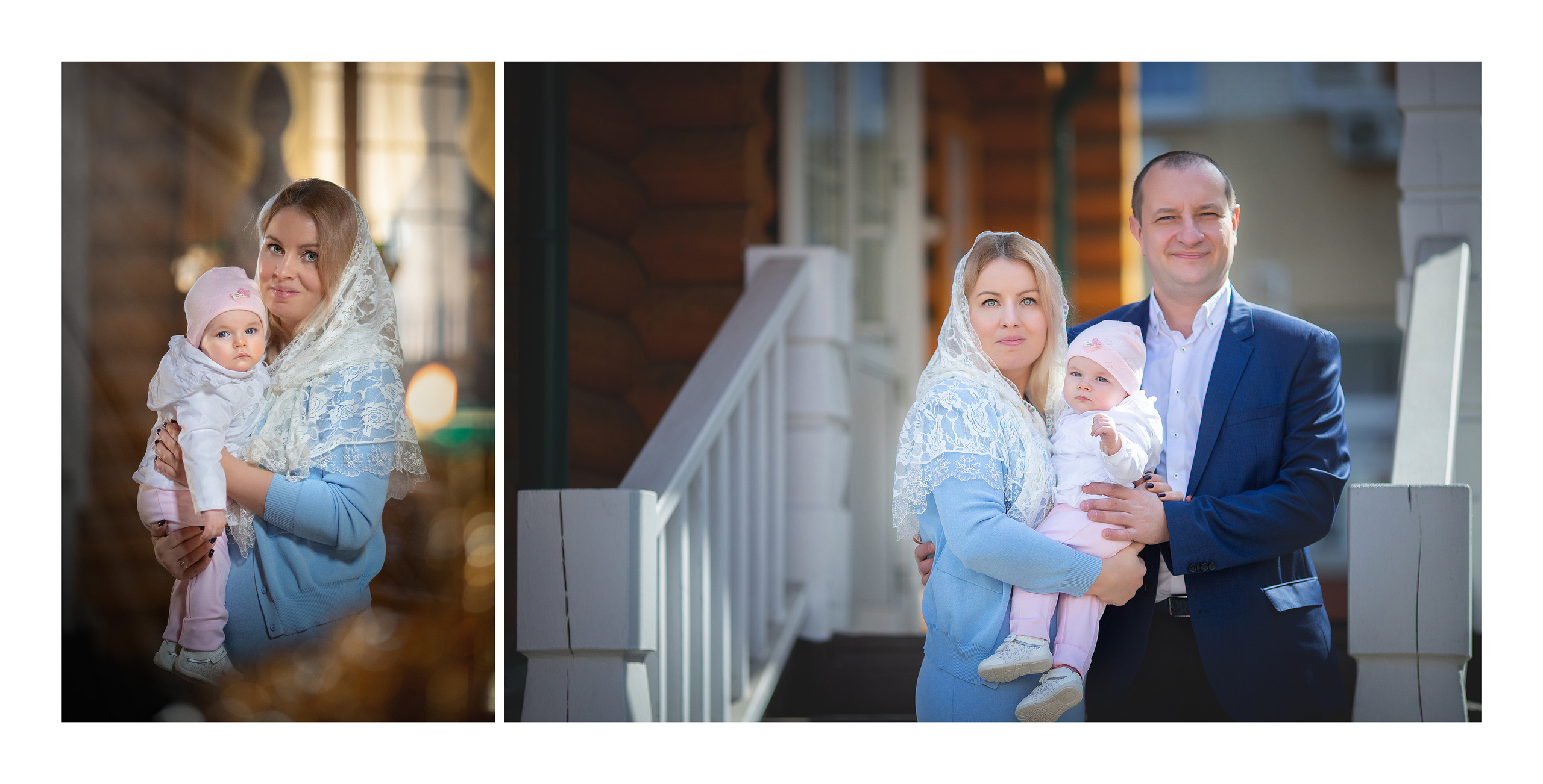 Фотокнига Крещение в Церкви Сергия Радонежского и мученика Валентина. Детский и семейный фотограф в Москве Вера Орлова