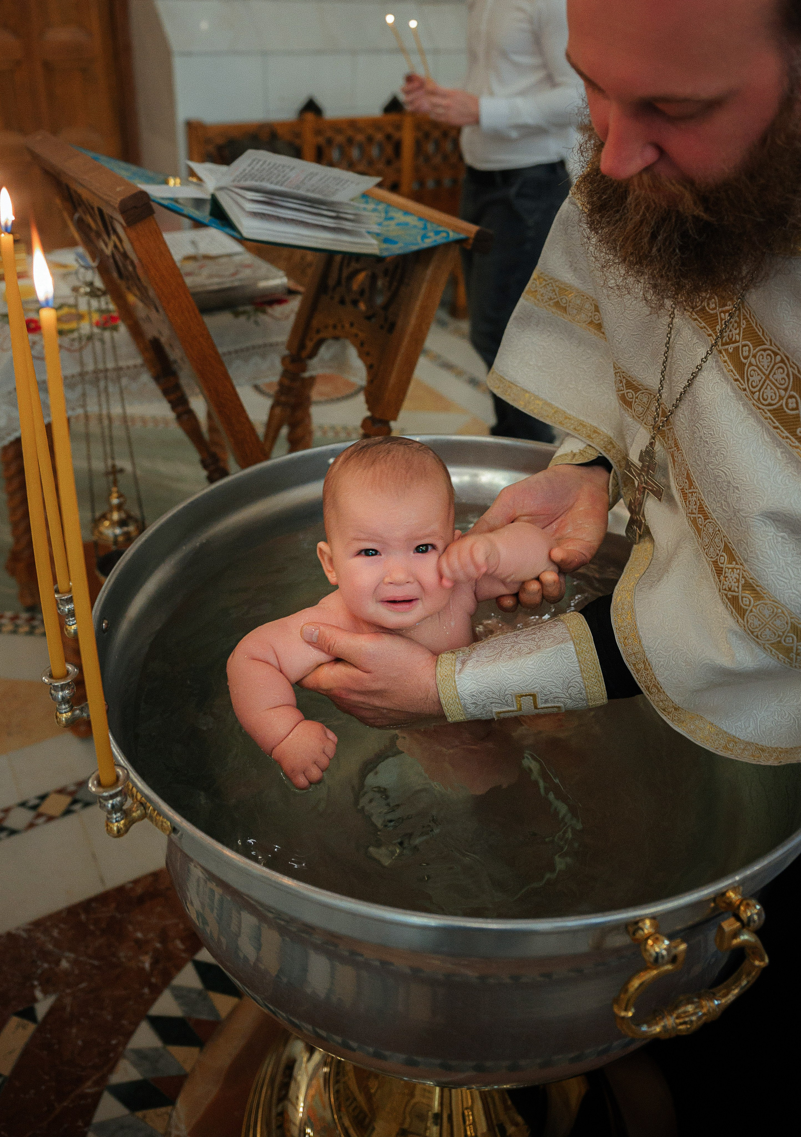 Крещение Димитрия Ясенево. Фотограф Алёна Мил