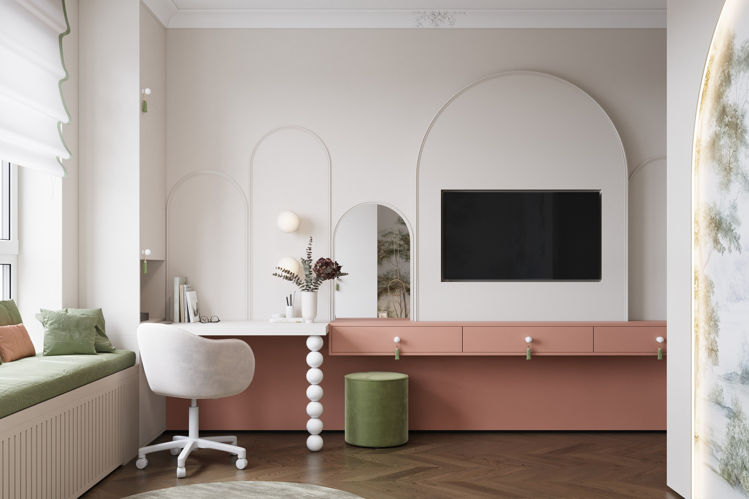 Квартира 142 м². Дизайнер интерьера Малюгина Ксения Санкт-Петербург