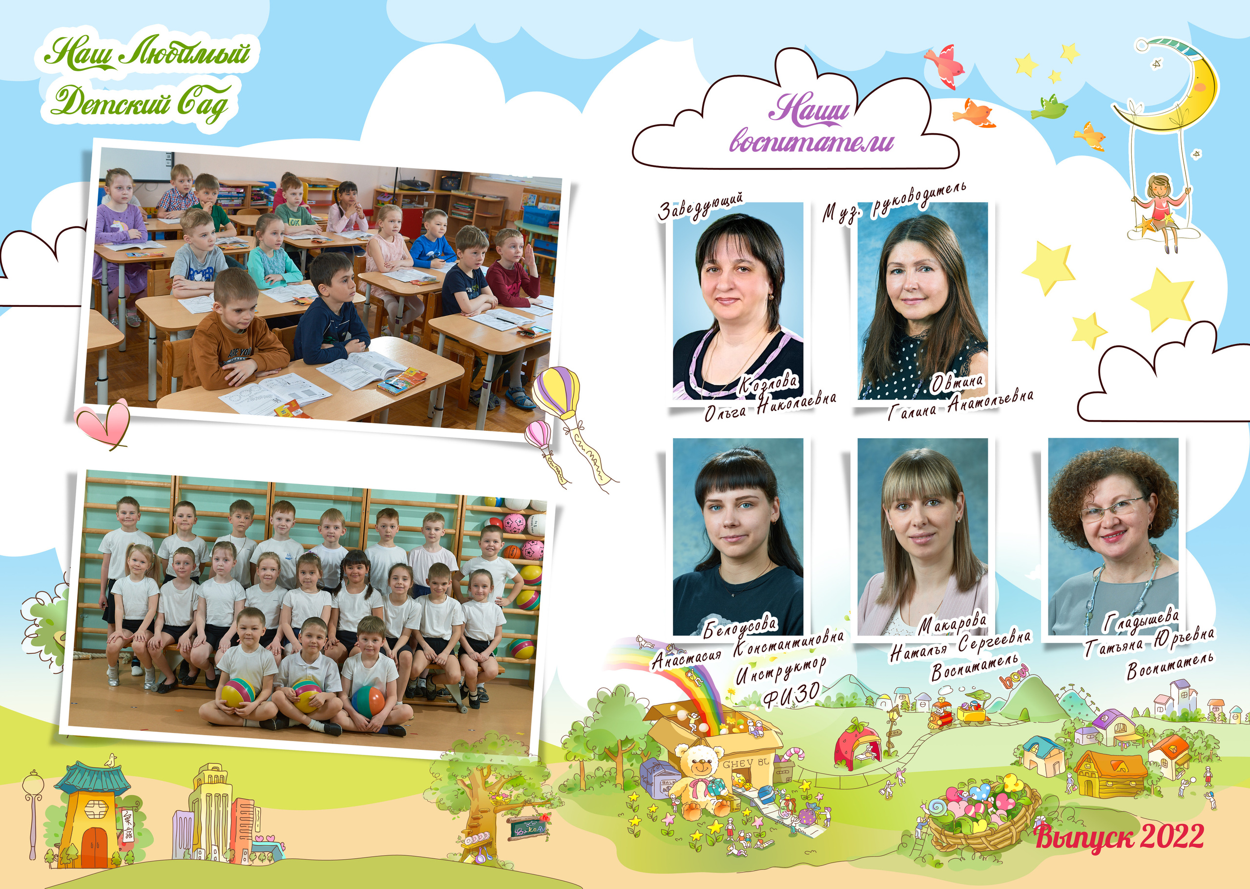 Выпускные Альбомы  Детский сад. Портретный фотограф в Твери Дмитрий Козьминых