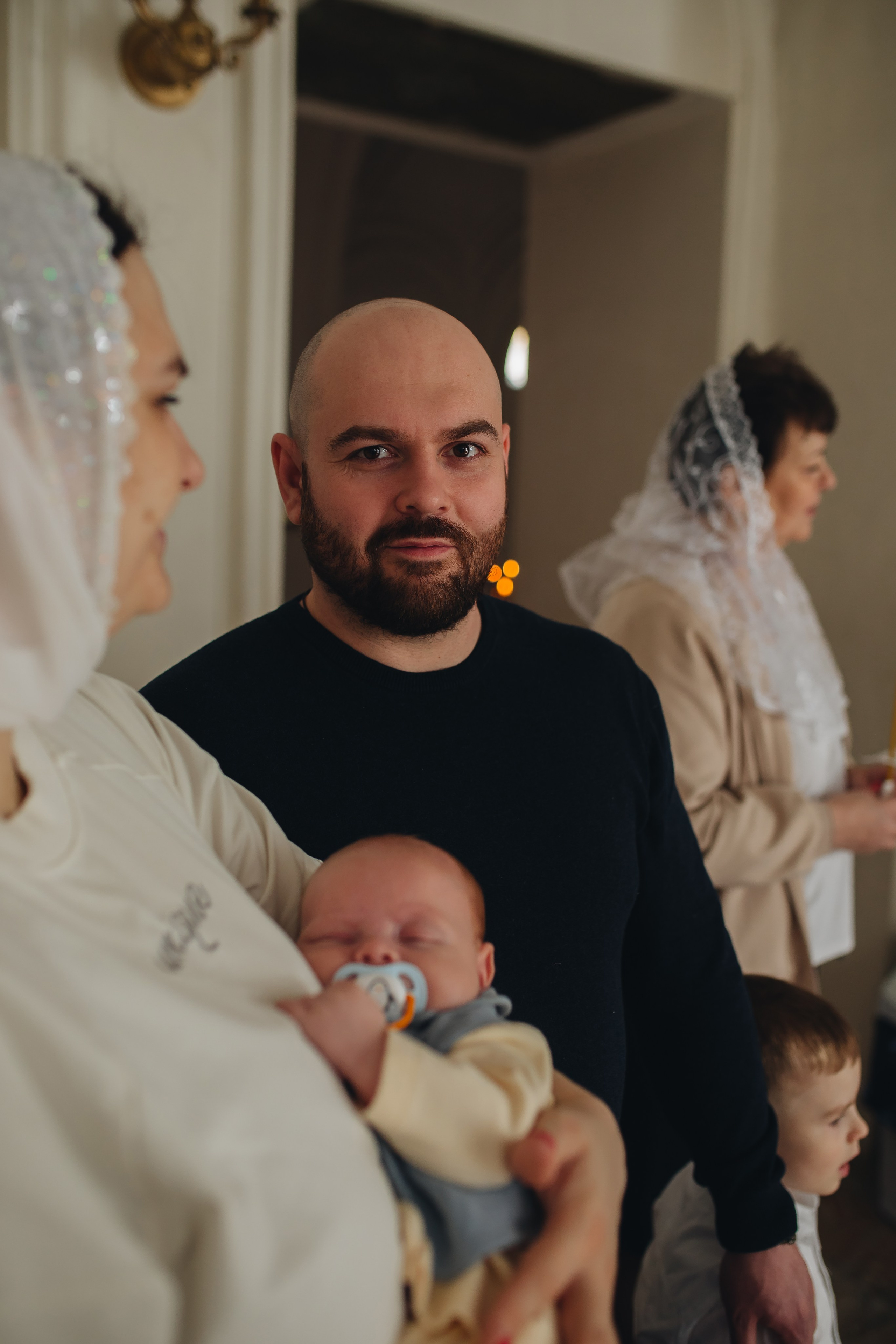 Крещение в светлом Храме. Семейный и детский фотограф в Москве Дорогова Екатерина