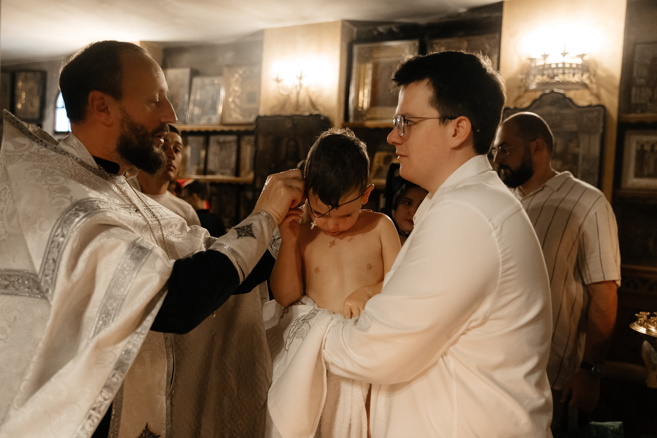 Крещение. Станица Кавказская. Свято-Никольский Храм. Свадебный фотограф Кропоткин Краснодар