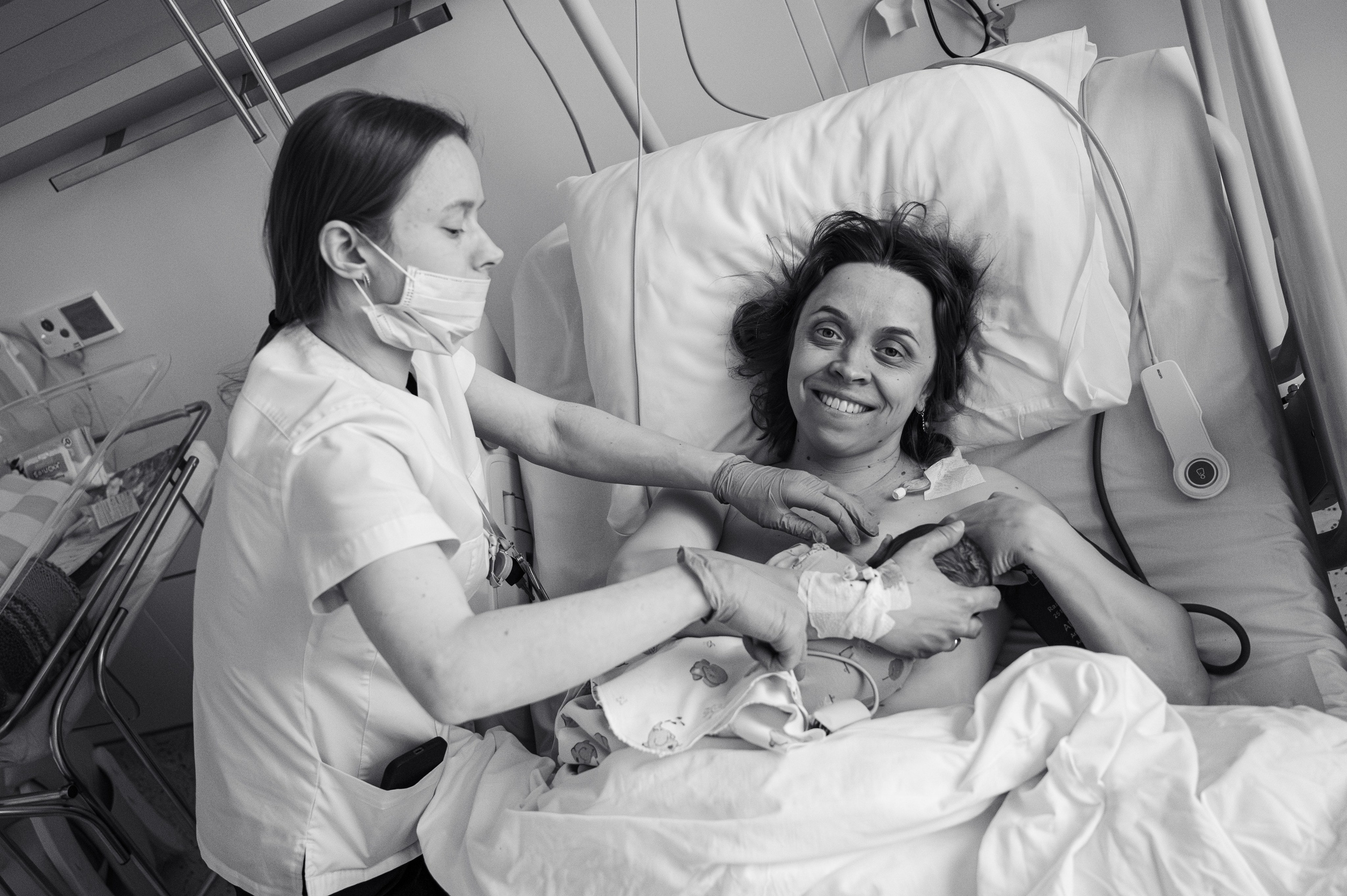 Алисия родилась в МД Лахта / Вученович Ю.Д. / Бородынцева Н.В. Фотограф на роды СПБ Юлия Герасимова