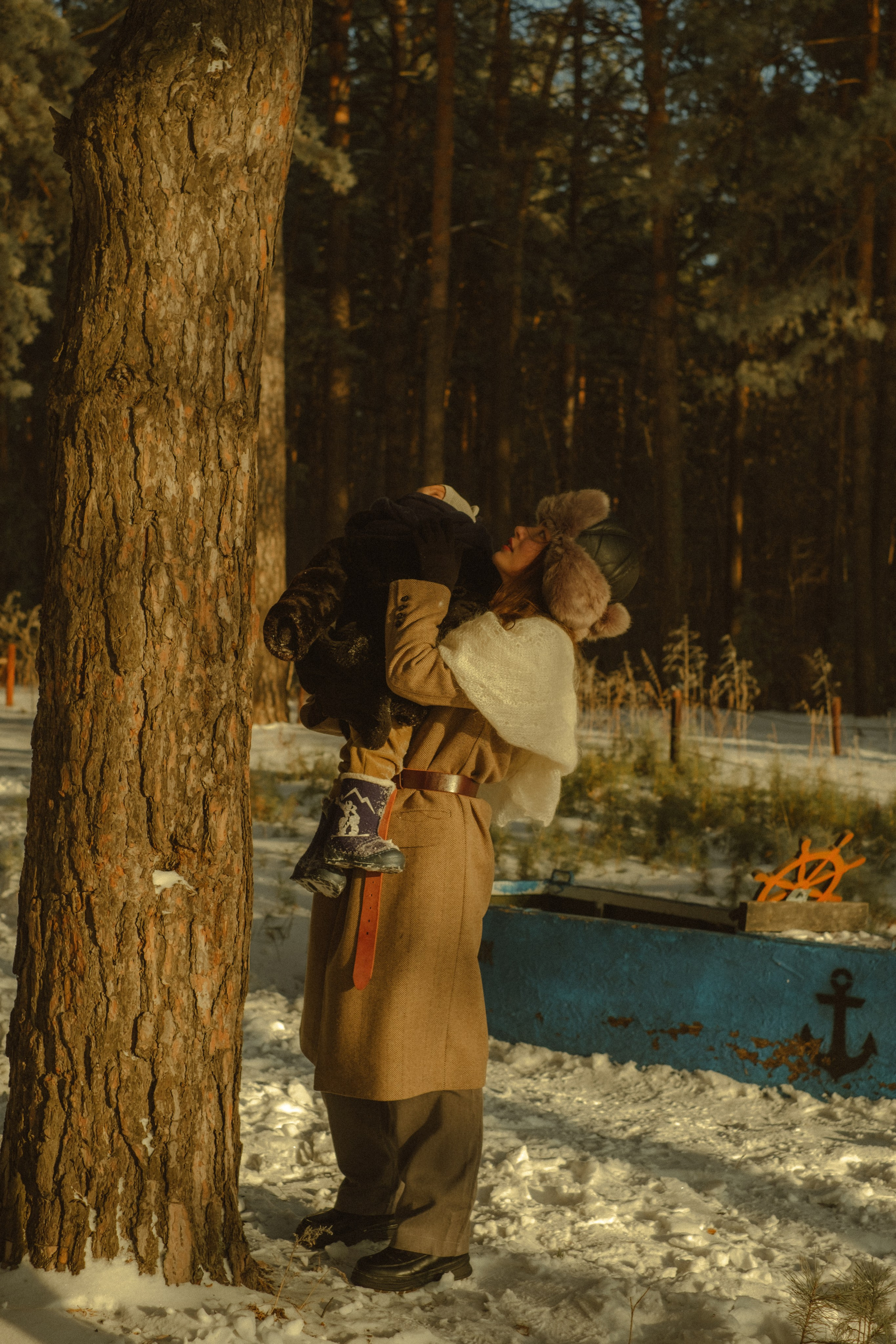 Ксюша, Том и Кирин | в стиле СССР. Фотограф в Новосибирске Диана Ильиных