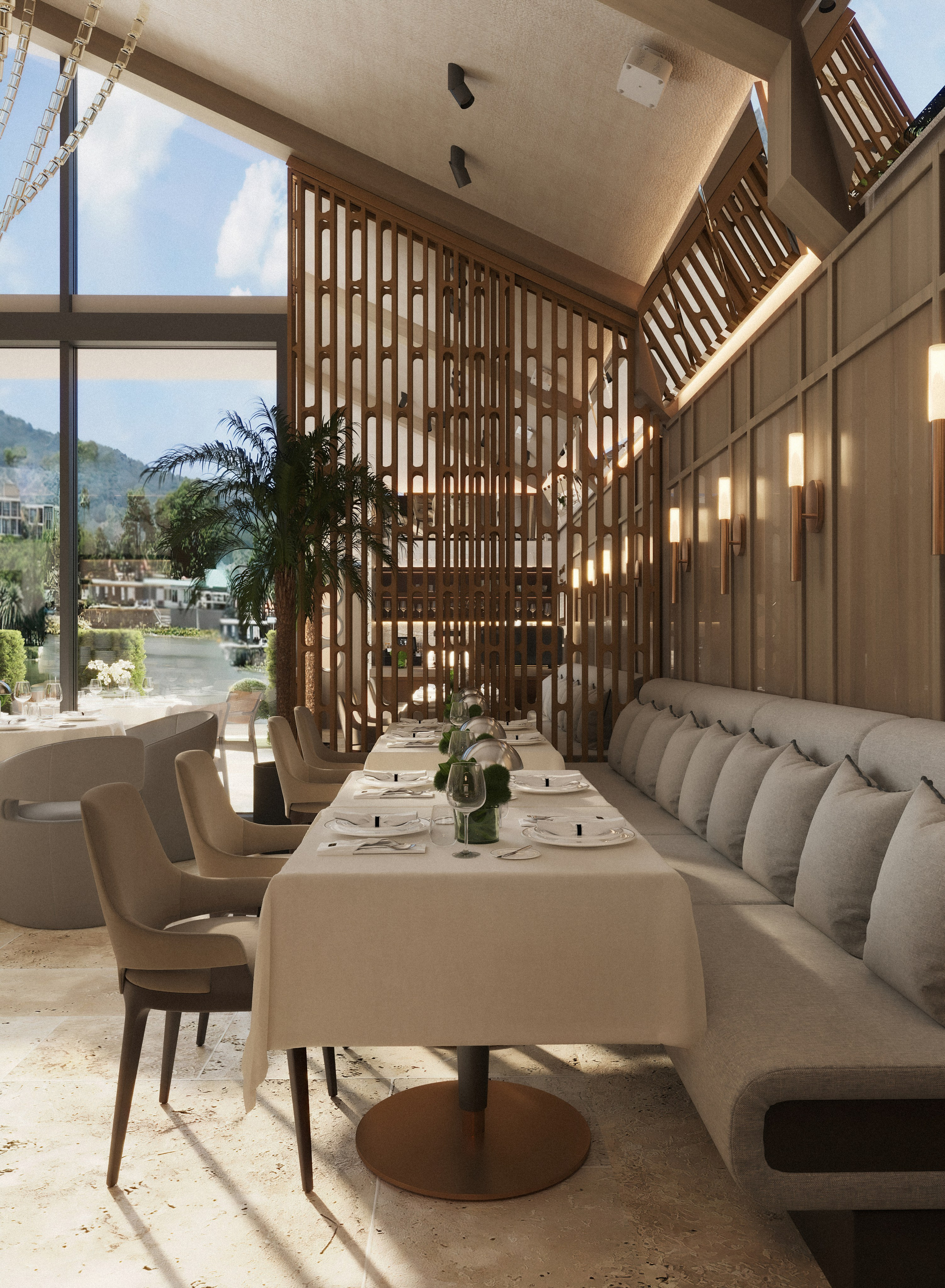 Ресторан. Юлия Григорьева — 3D визуализатор