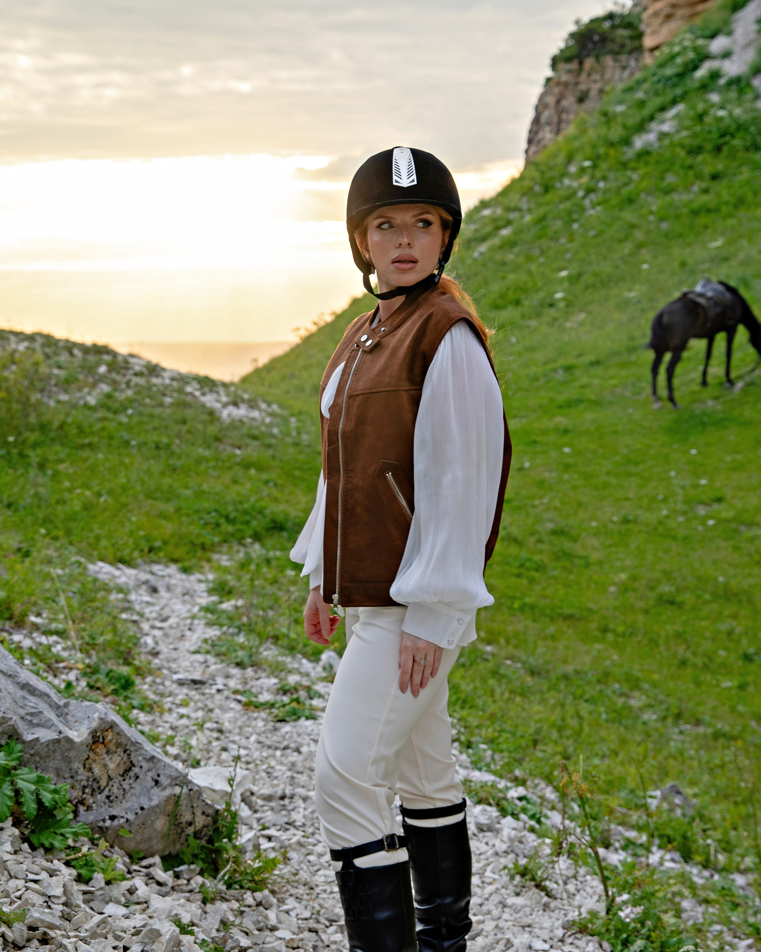 Фотосессия в конном клубе на лошадях. Фотограф в Кисловодске Юлия Федоренко