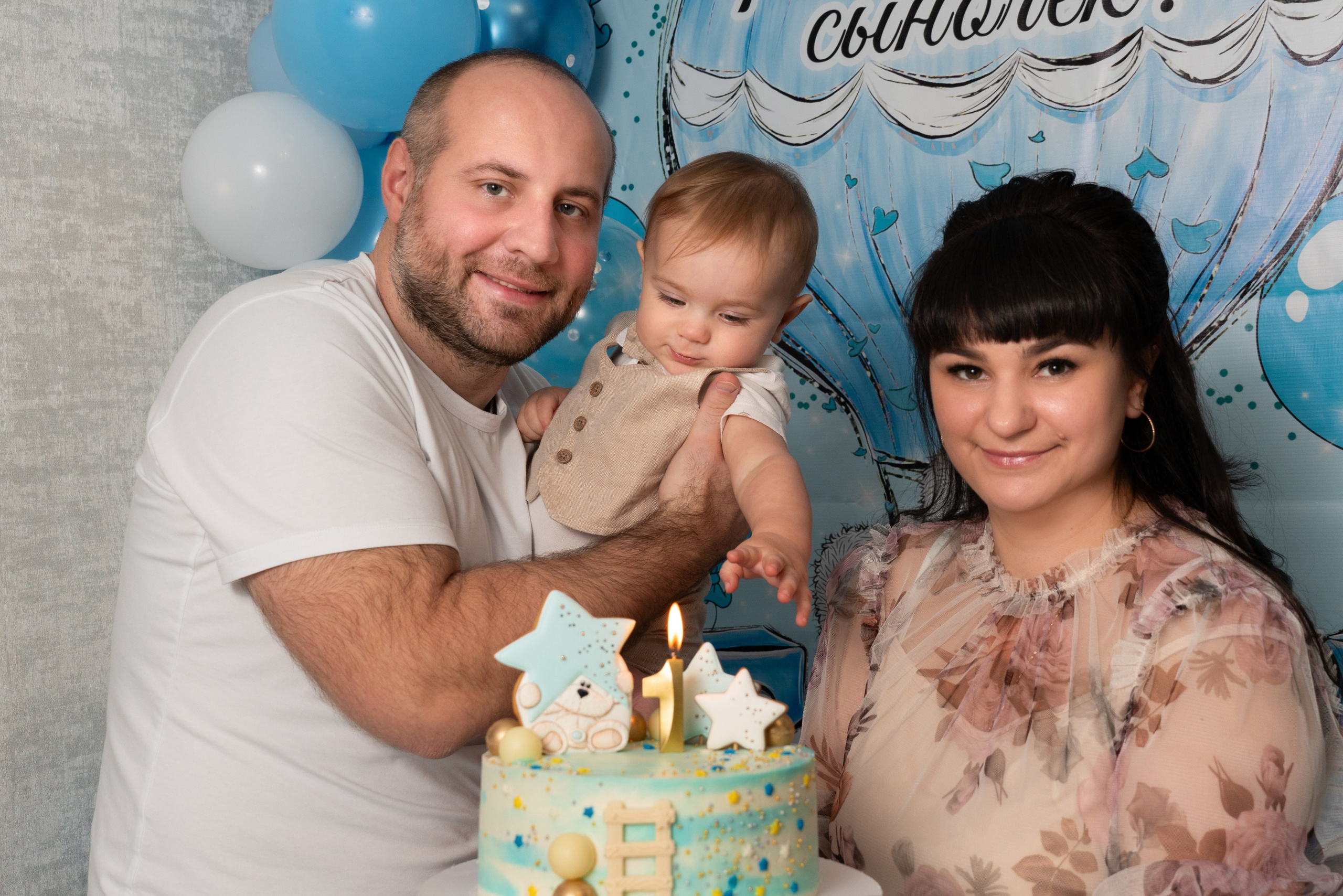 Фотосессия в студии на годик, 2,3 и т.д. Nikolay Serfoord