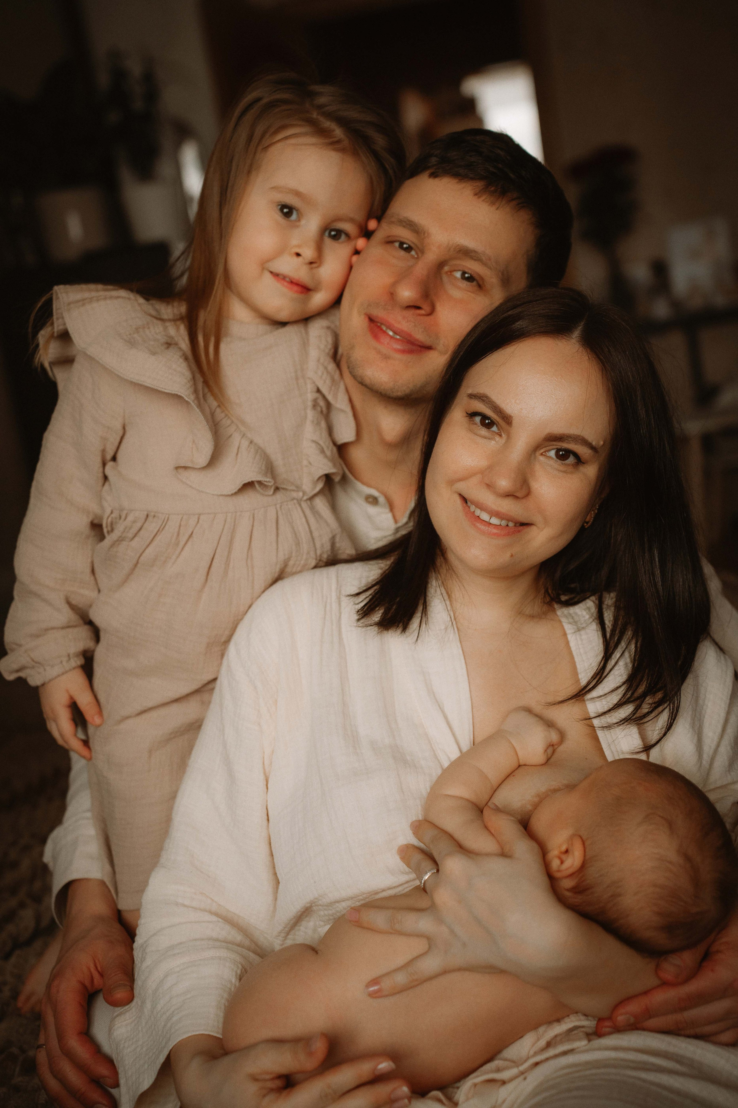 Ваня, Лера, Алиса и Кирюша. Семейный фотограф • Домашние съемки в Нижнем Новгороде