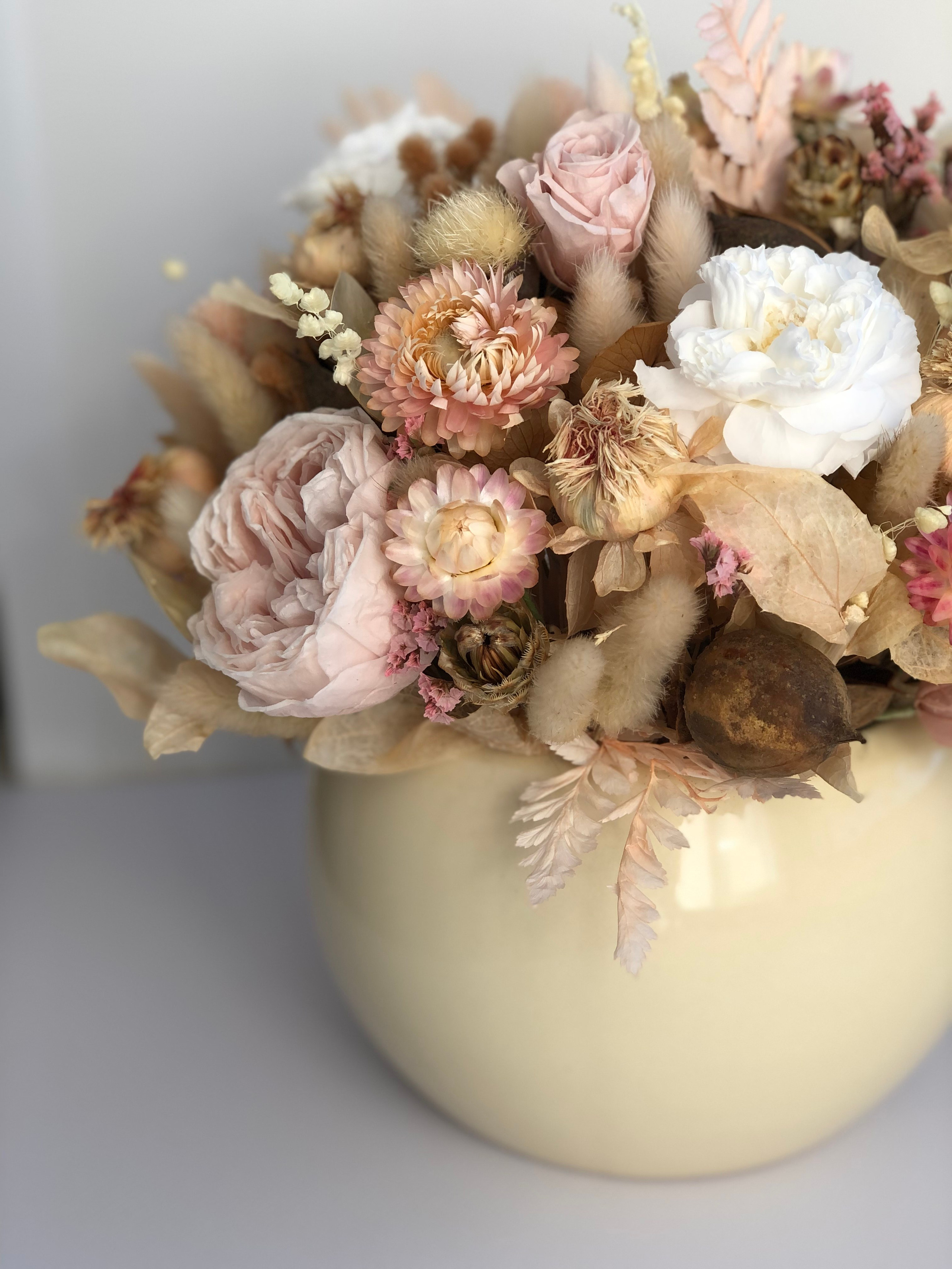 Примеры работ. Стабилизированные цветы Букеты Москва