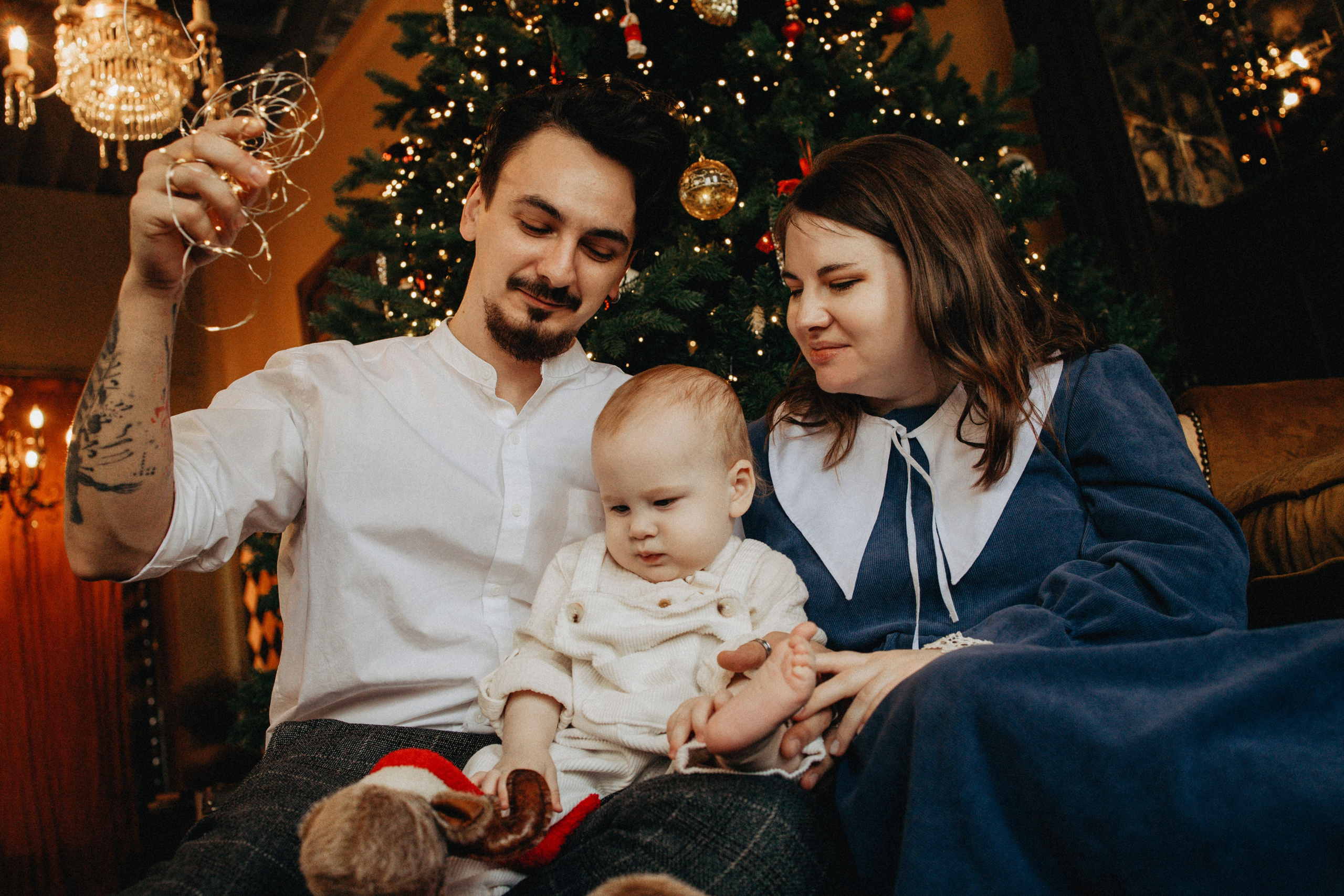 Новогодние огни. Lifestyle семейный и детский фотограф в Омске Иванова Екатерина