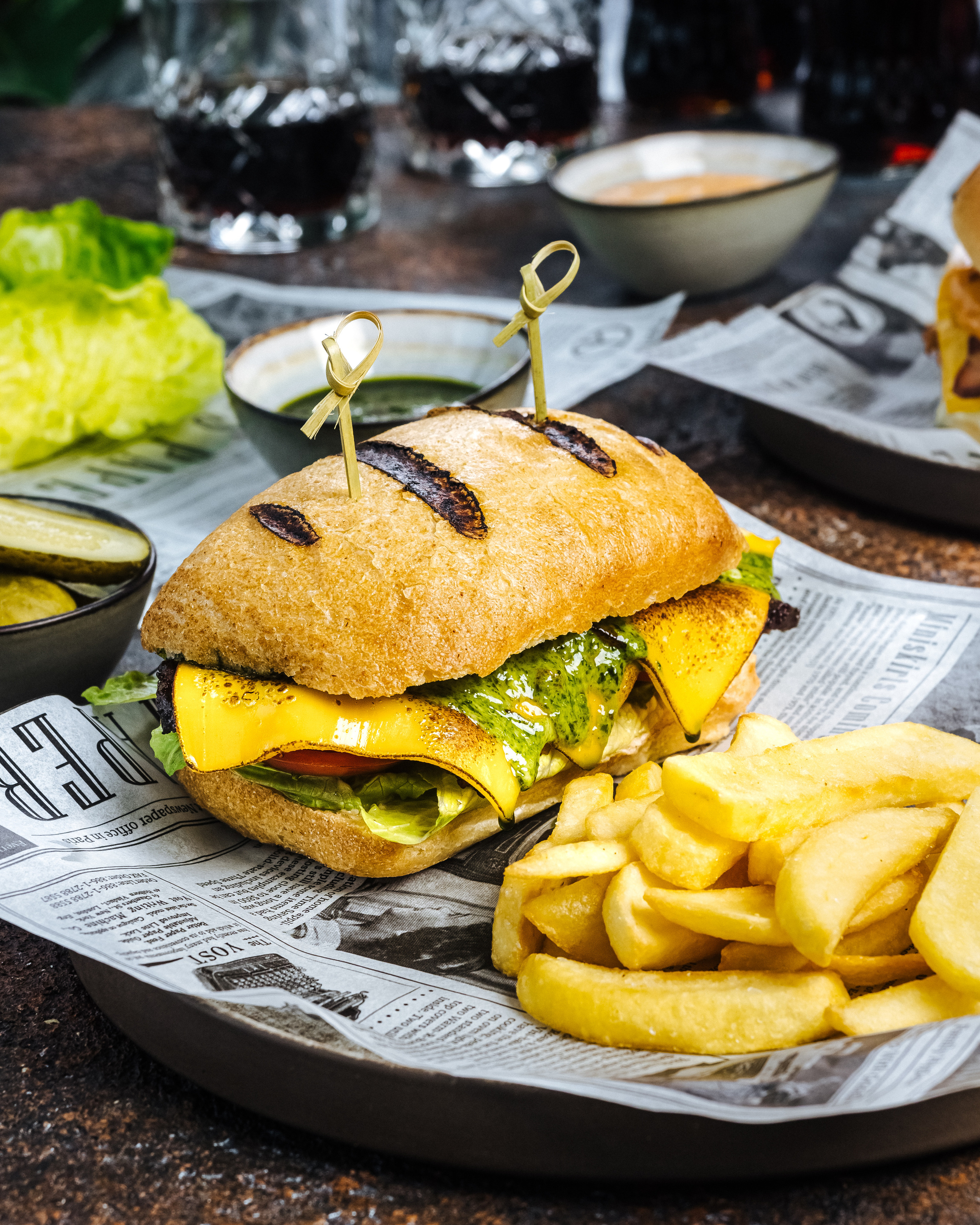 Бургеры, сэндвичи. Фотография со вкусом