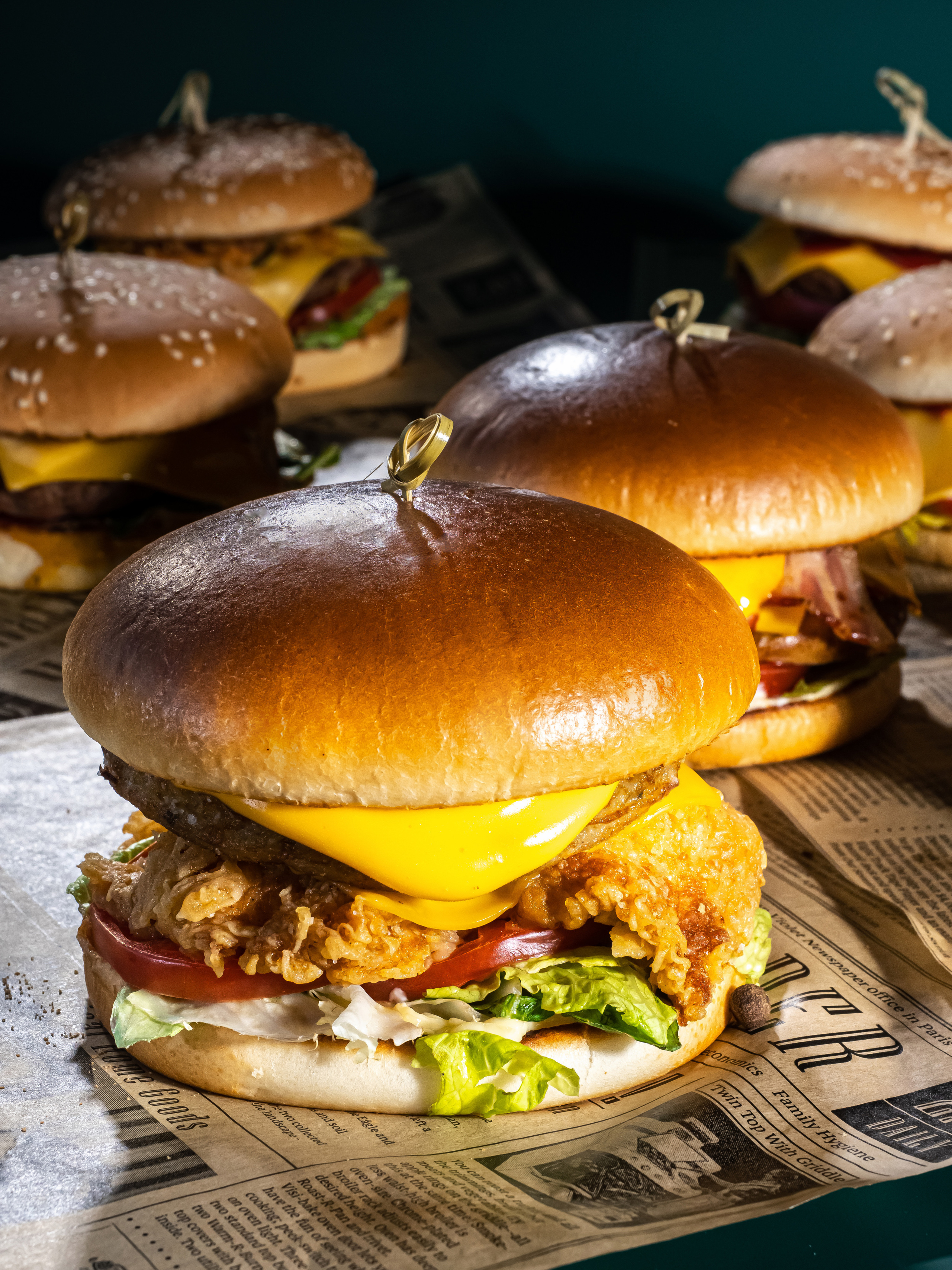 Бургеры, сэндвичи. Фотография со вкусом