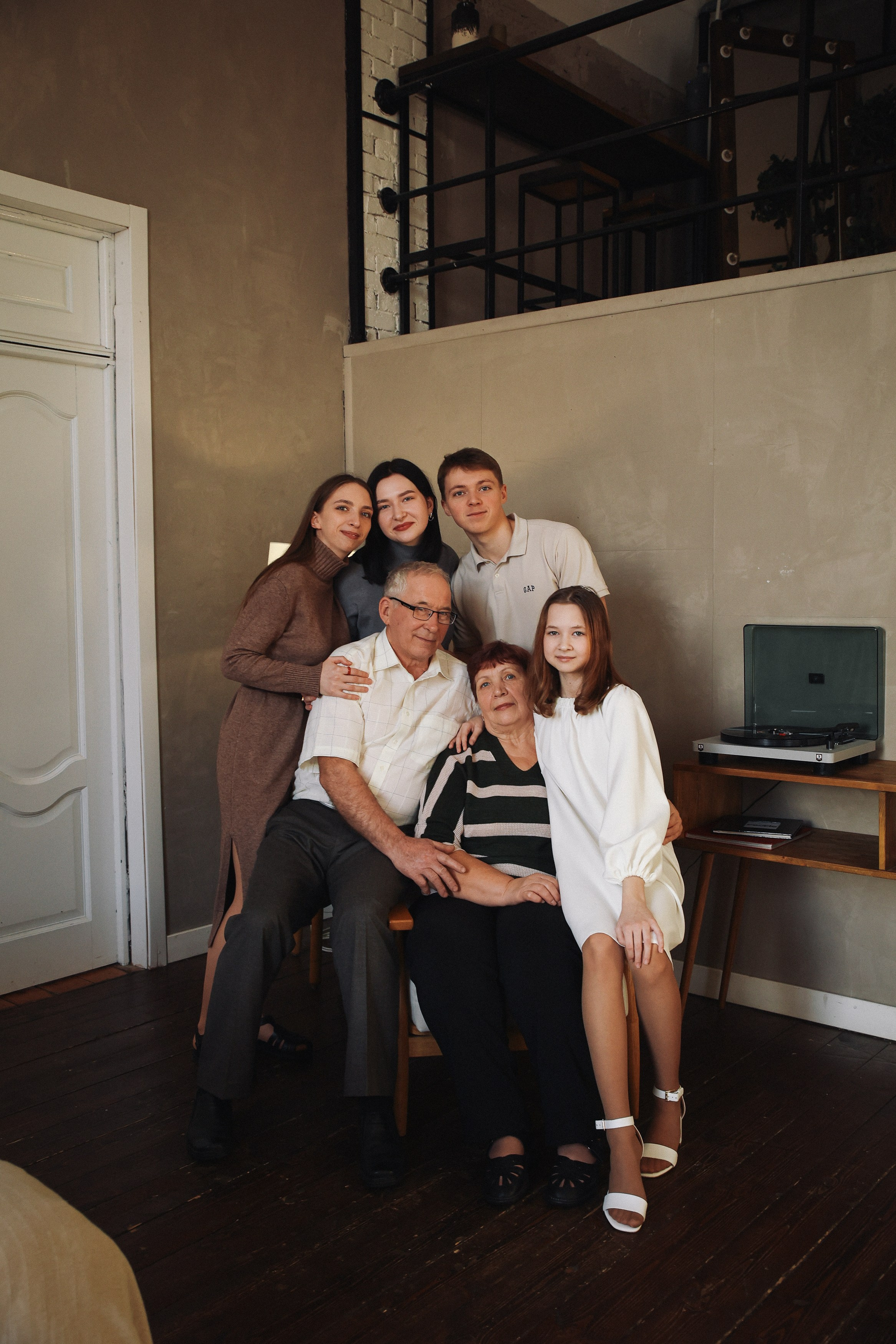 Семейная фотосессия Большая семья Фотосессия с родителями. Фотограф Владимир Москва