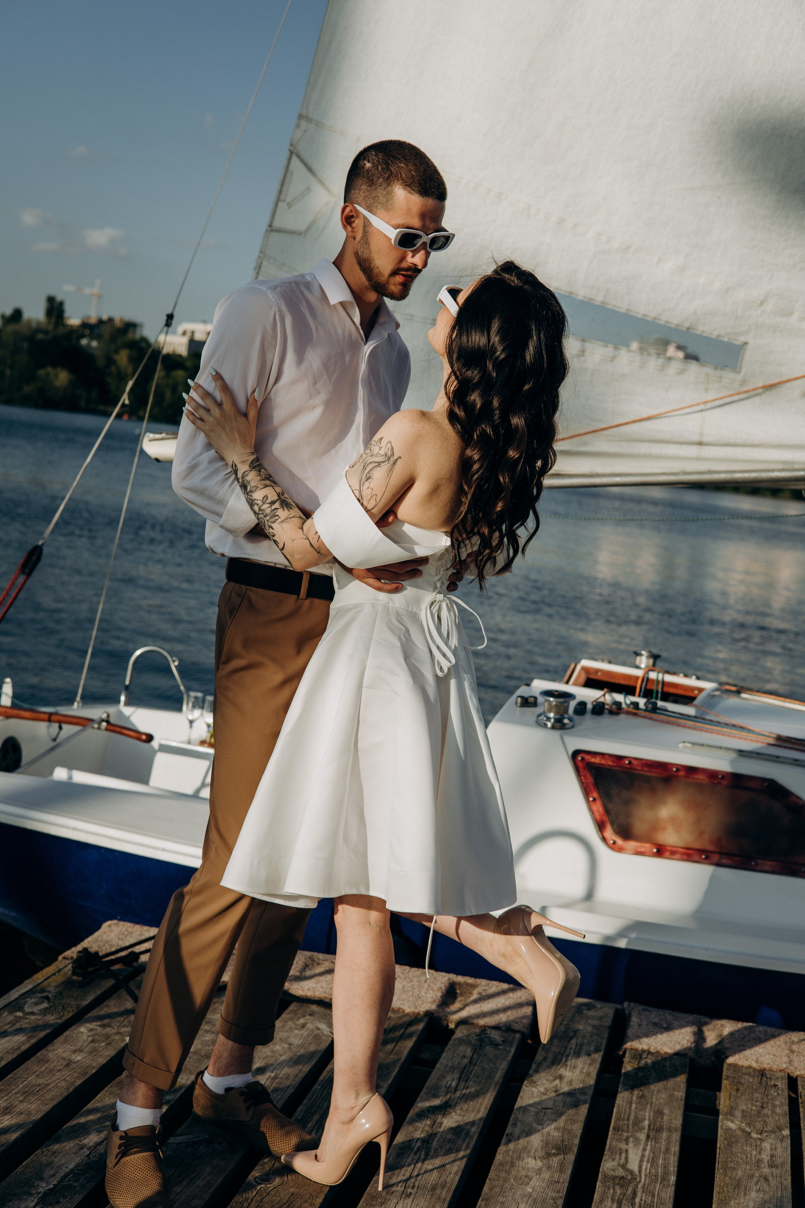 Катя, Максим, яхта. Портретный и семейный фотограф в Воронеже Ксения Ремизова