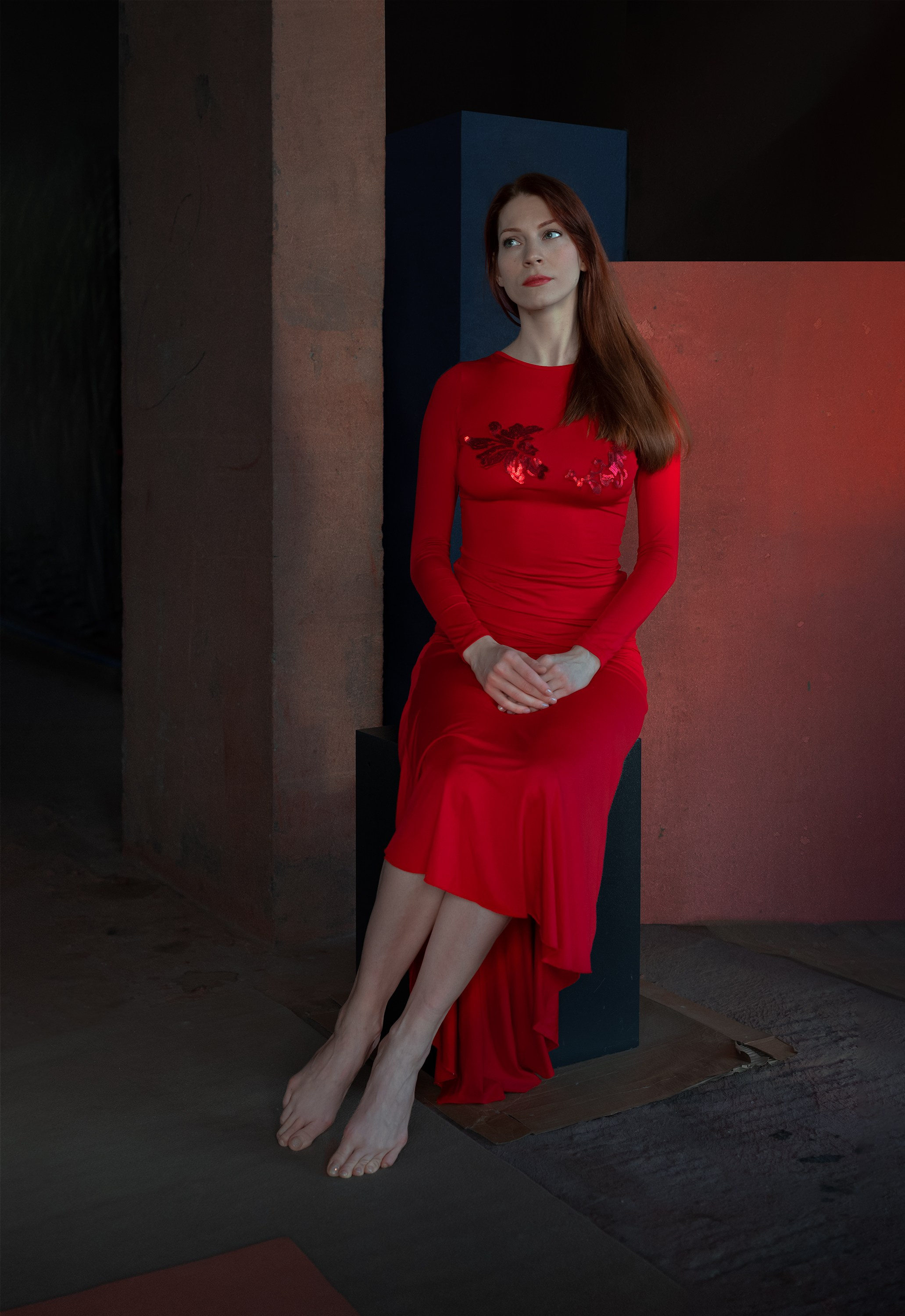 Красный (серия). Файн арт и контент фотограф в Москве Александра Роскина