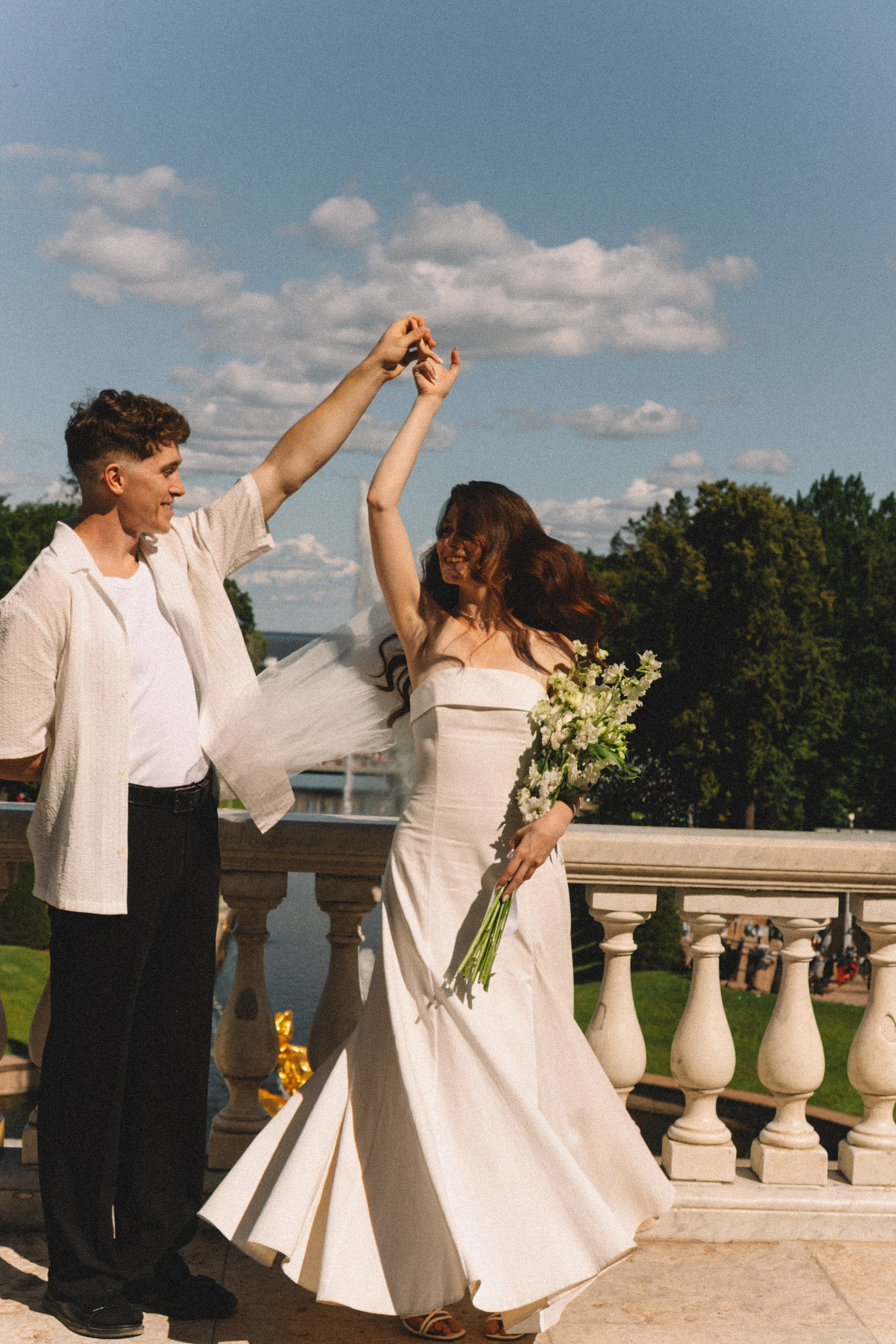 СВАДЕБНАЯ СЬЕМКА В ПЕТЕРГОФЕ И СЬЕМКА РЕПОРТАЖА В ЗАГСЕ ПЕТЕРГОФА. Профессиональный фотограф, Санкт-Петербург — Виктория Богомолова
