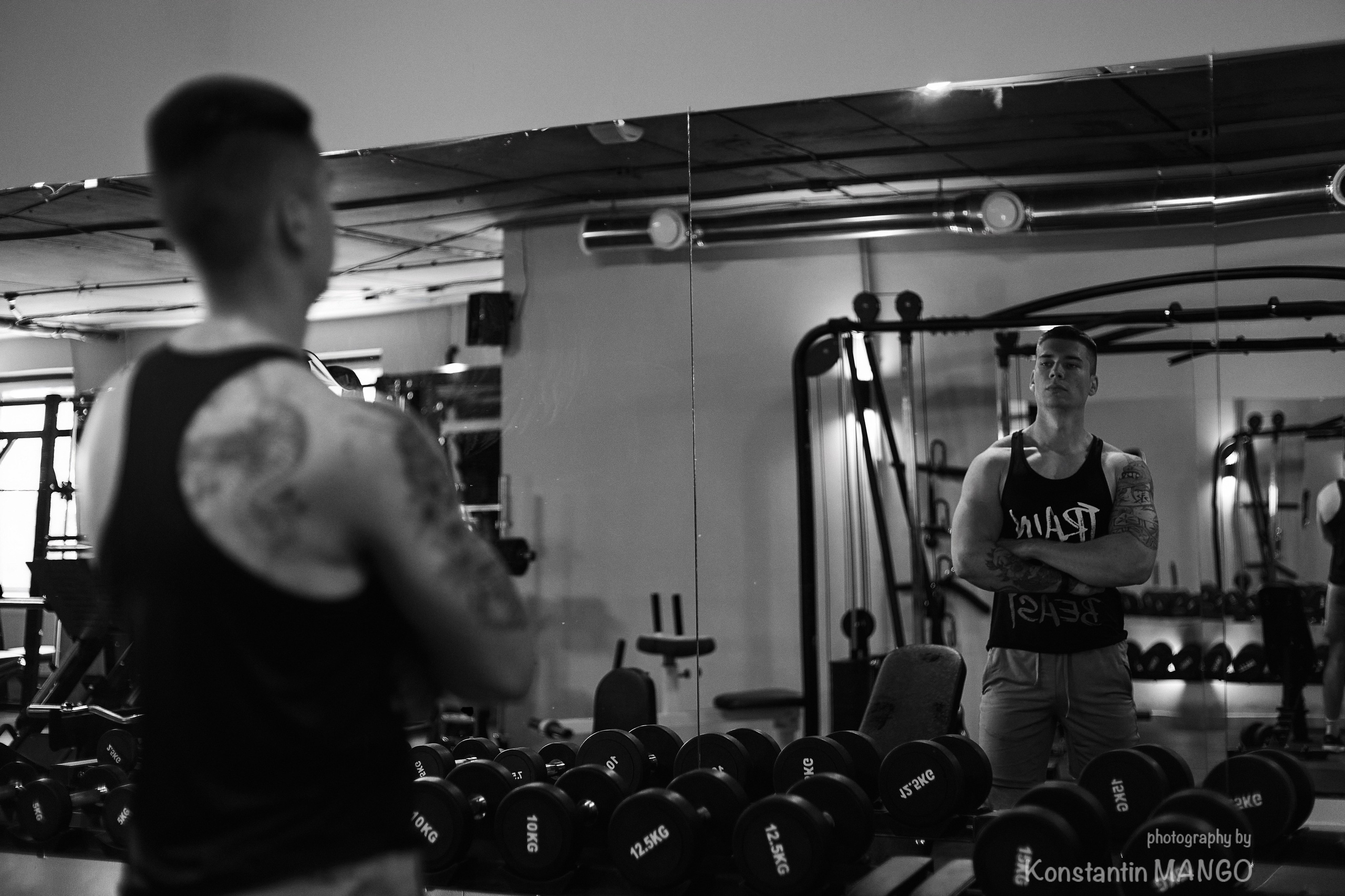 Фитнес фото для тренера Дениса. Фотограф в Рязани. Свадьба, семейное фото, портрет. Константин Манго