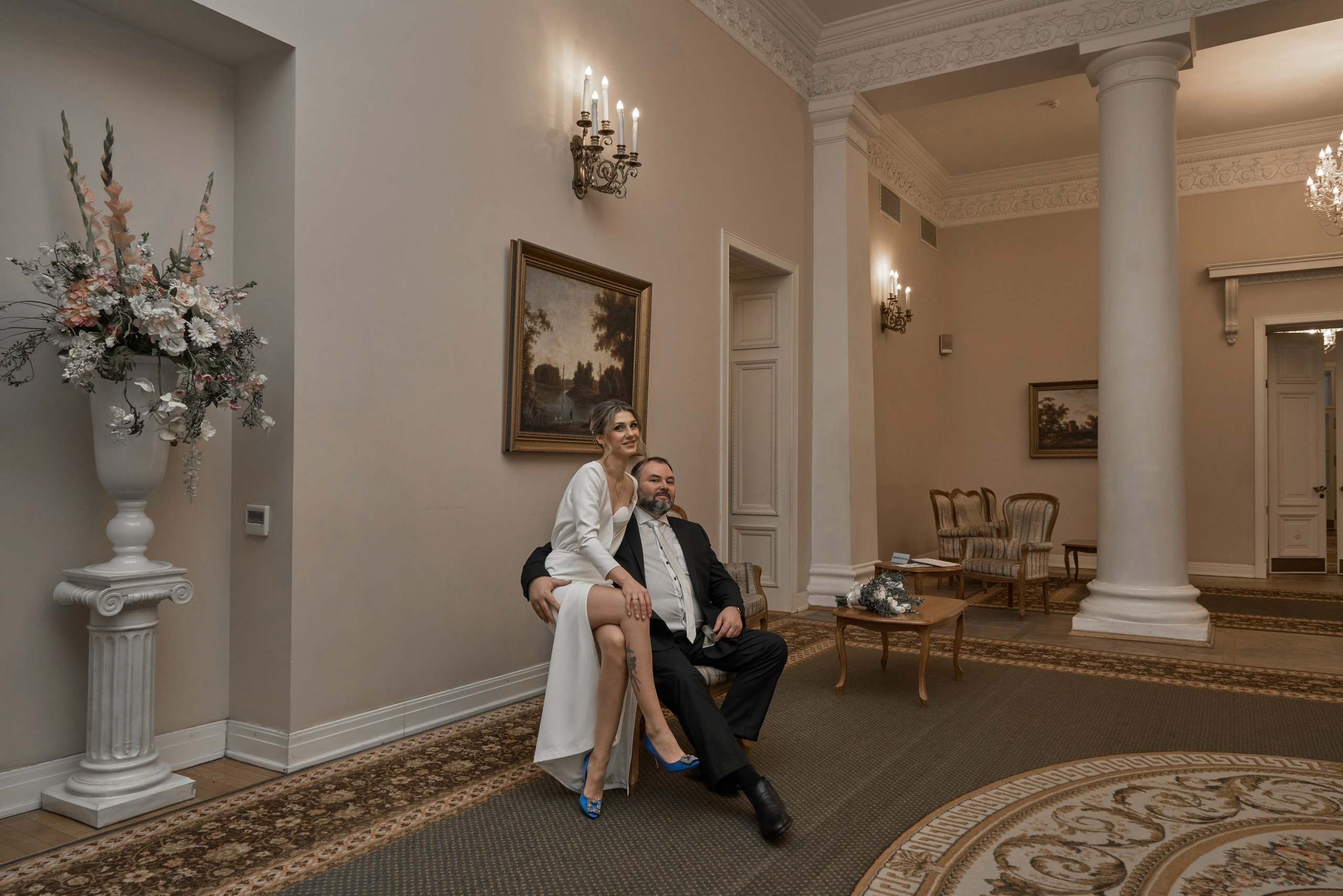 Роскошь для двоих в Царском селе.Эрика и Илья. Свадебный, семейный и контент фотограф в Санкт- Петербурге Елена Грие