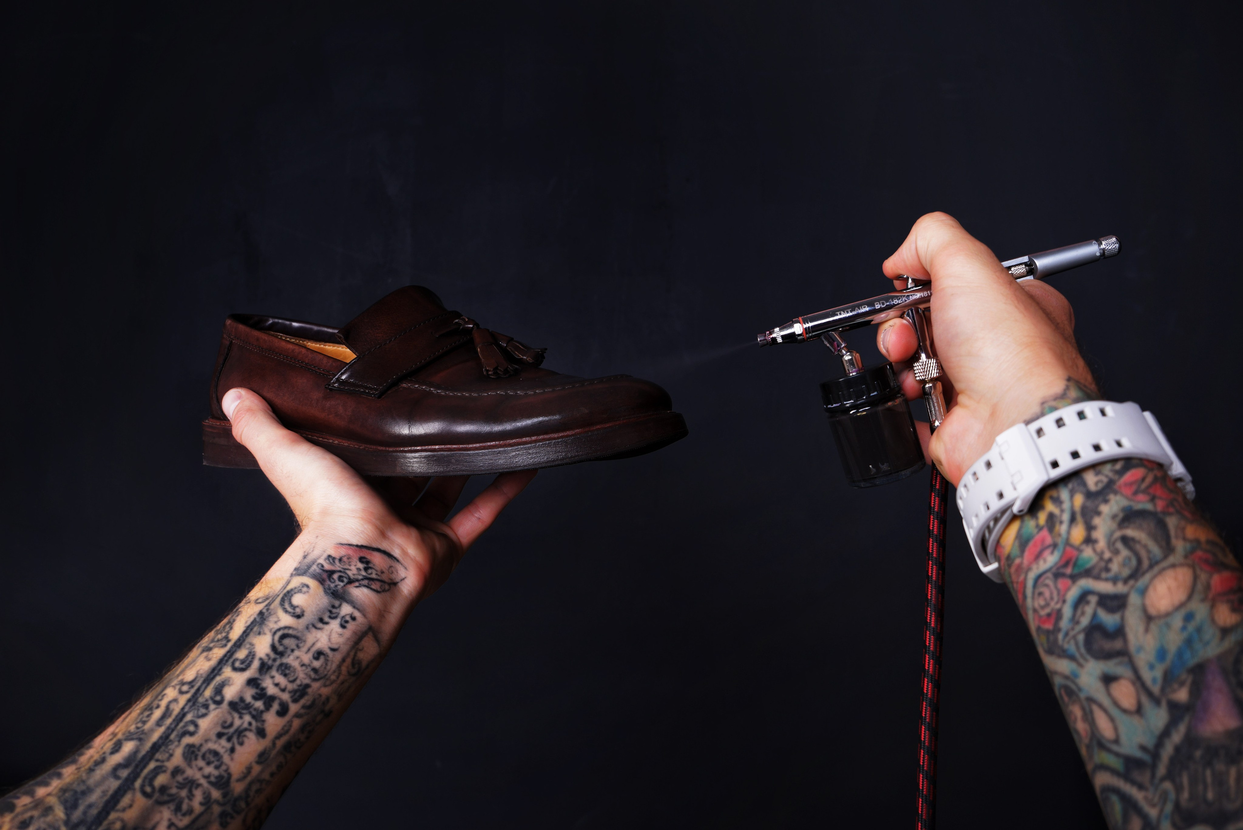 Студийная съёмка для обувной мастерской. Дмитрий Игнатов