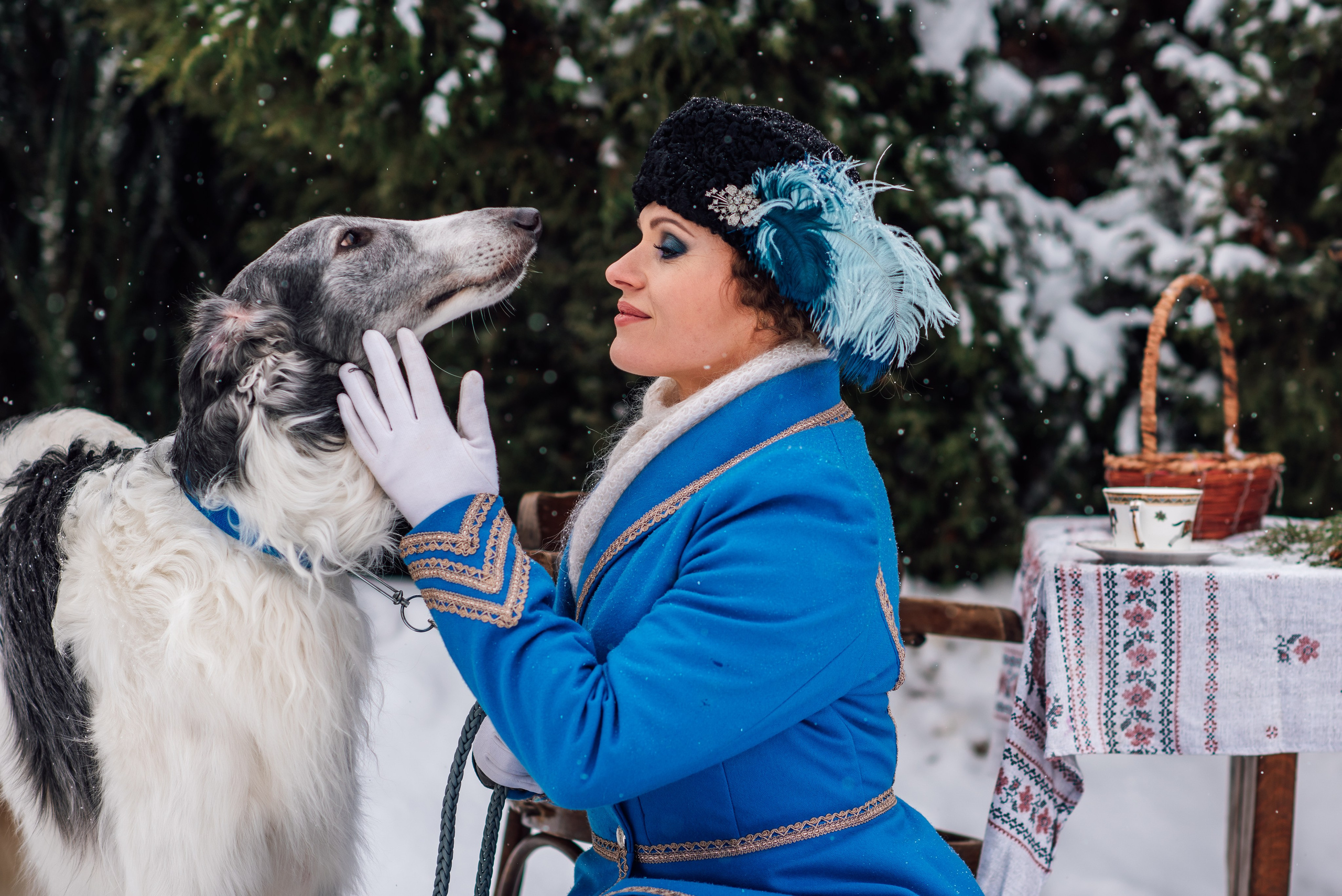 Зимняя парфорсная охота. Фотограф Диана Вальтер