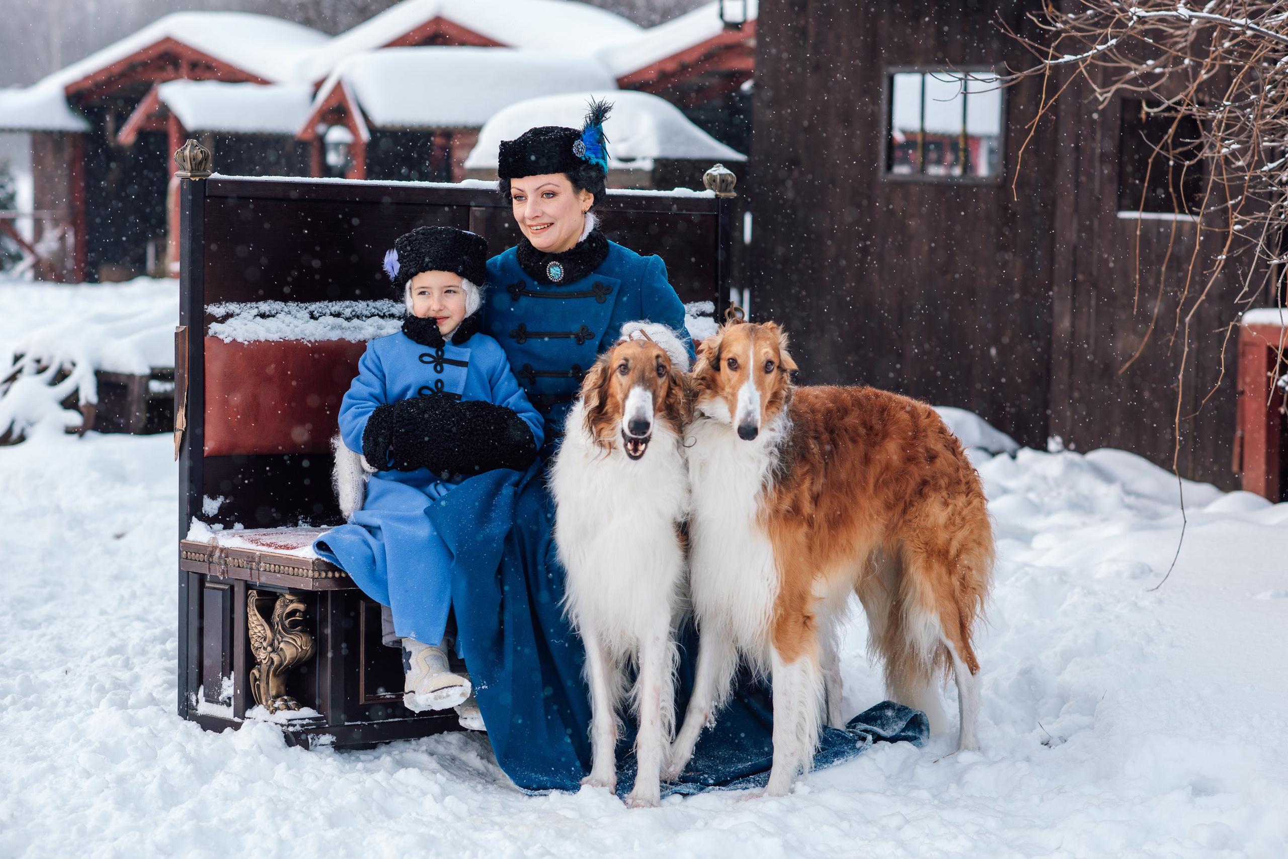 Зимняя парфорсная охота. Фотограф Диана Вальтер