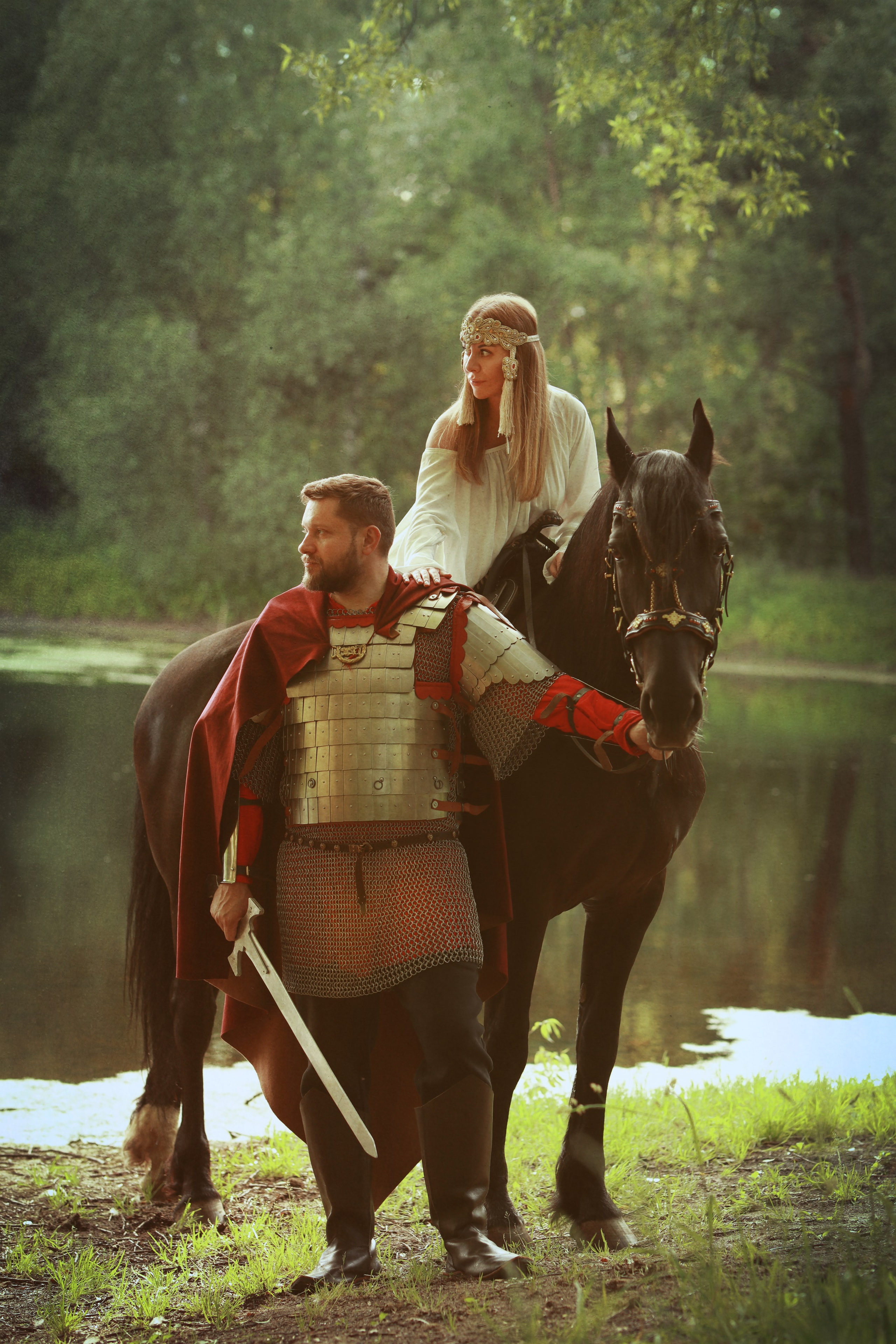 Семейная, love-story с лошадьми. Фотосессия с лошадьми