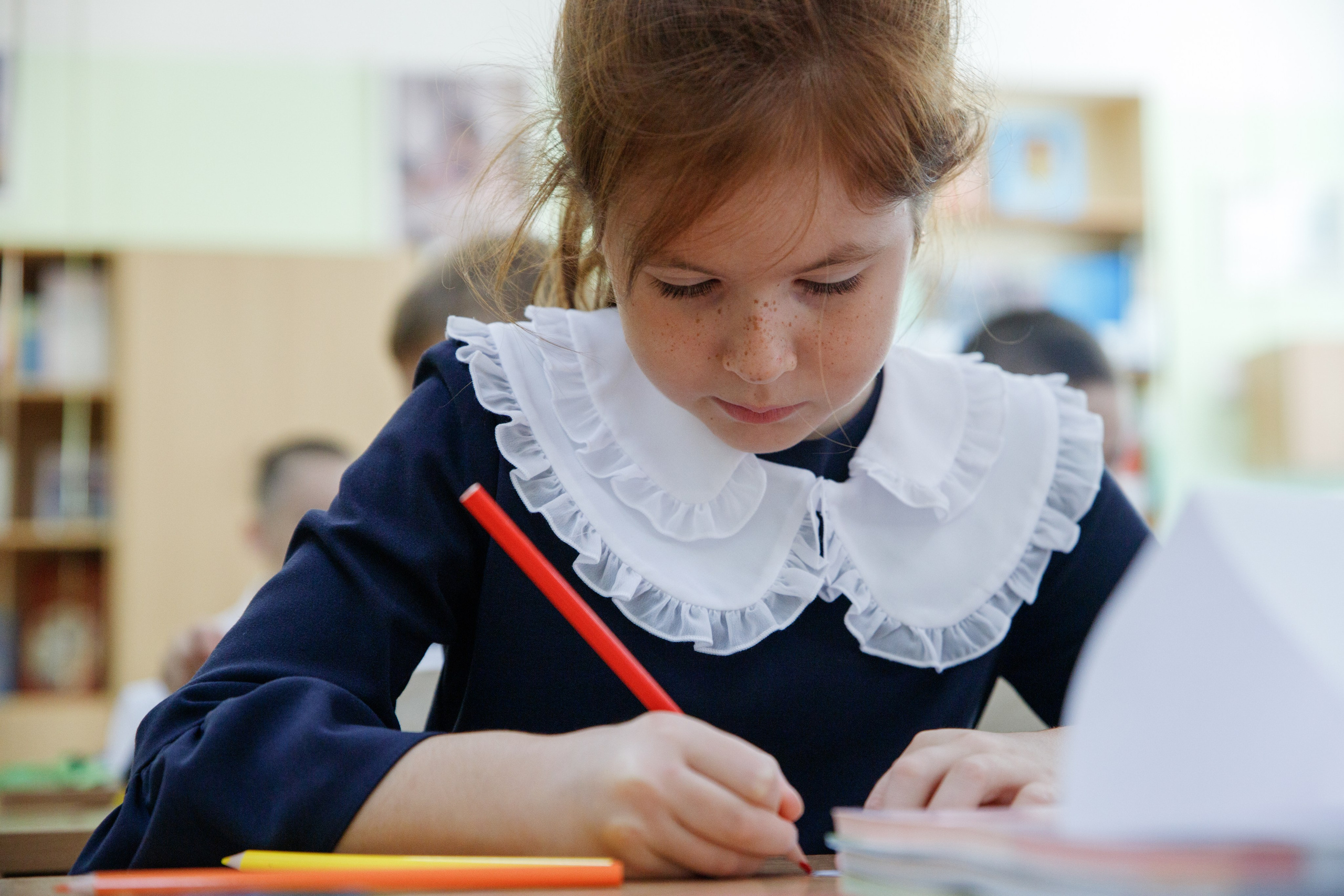 Репортажная съемка первого сентября для первоклассников. Семейный и школьный фотограф в Москве Анна Ткач